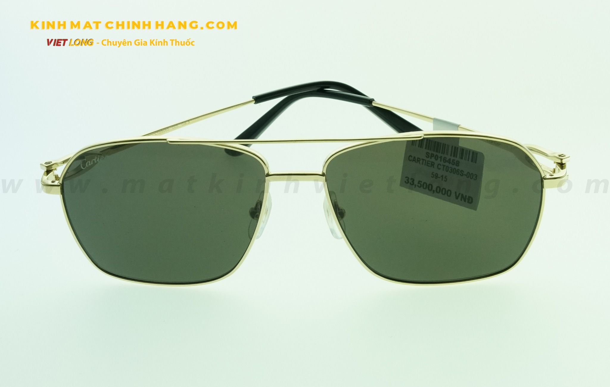 KÍNH MÁT CARTIER CT0306S-003 59-15