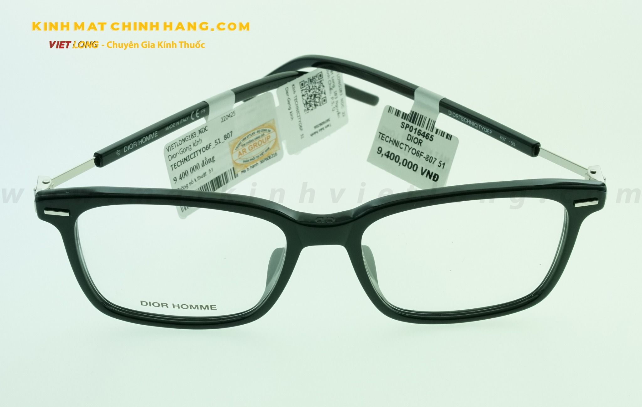 GỌNG KÍNH DIOR TECHNICTYO6F-807 51