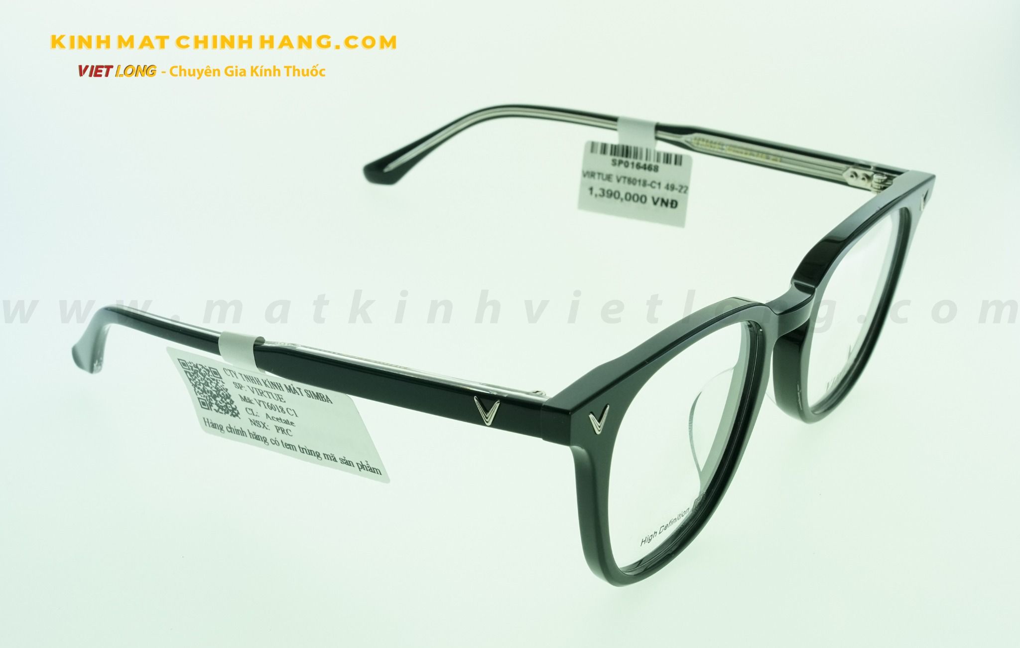  GỌNG KÍNH VIRTUE VT6018-C1 49-22 