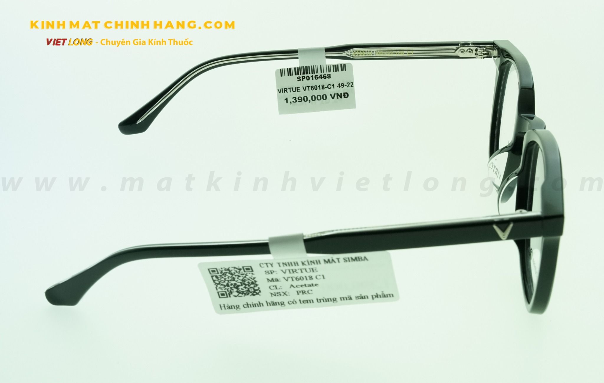 GỌNG KÍNH VIRTUE VT6018-C1 49-22