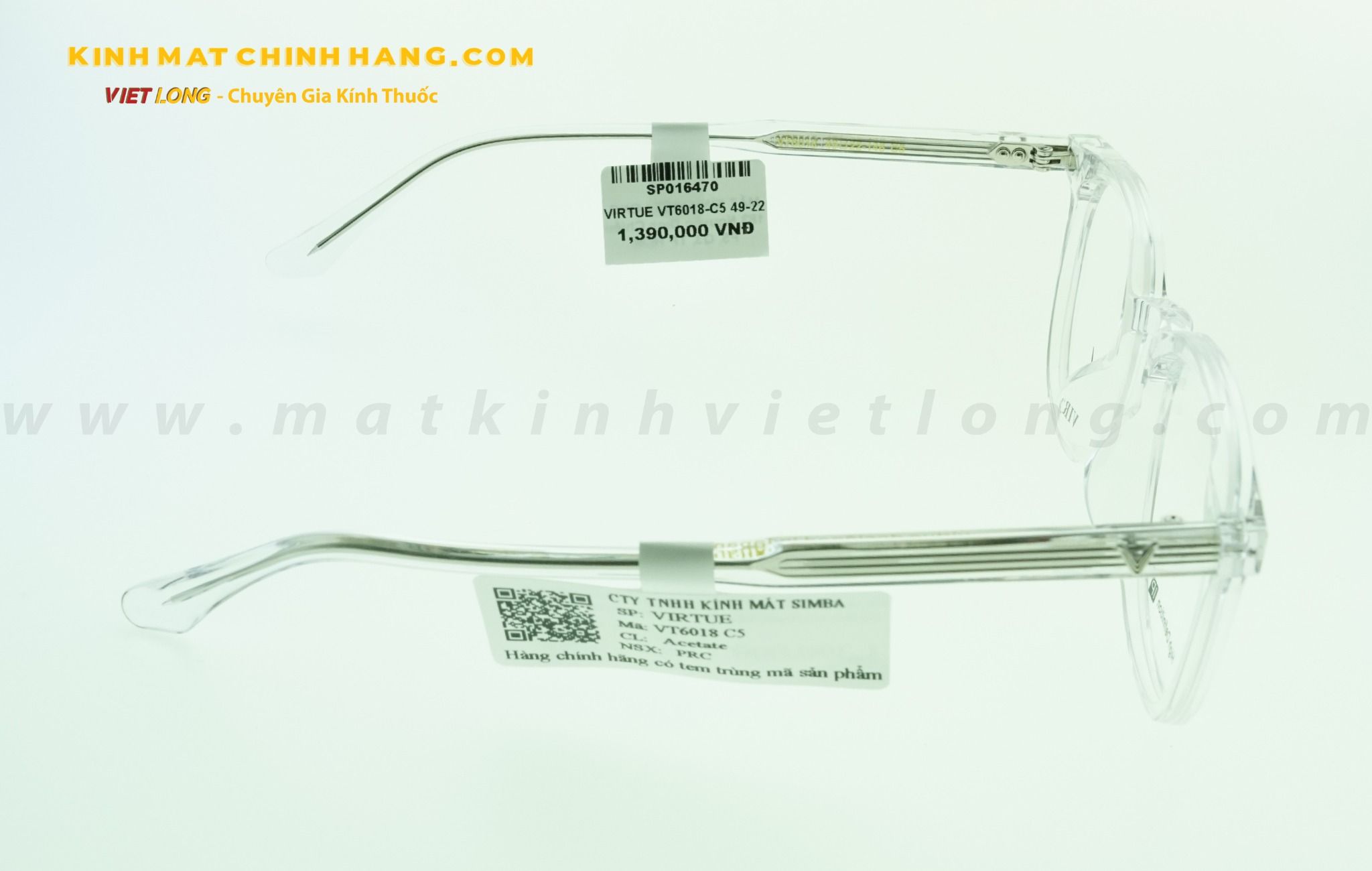  GỌNG KÍNH VIRTUE VT6018-C5 49-22 