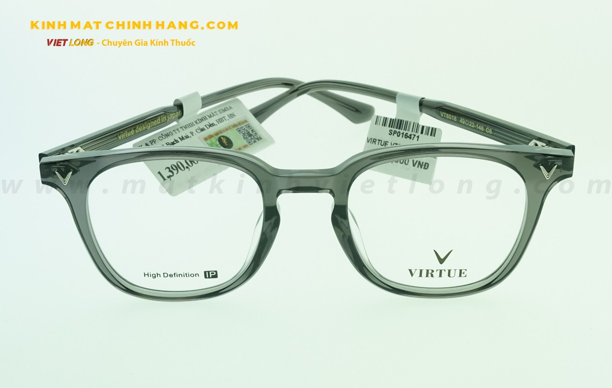 GỌNG KÍNH VIRTUE VT6018-C6 49-22