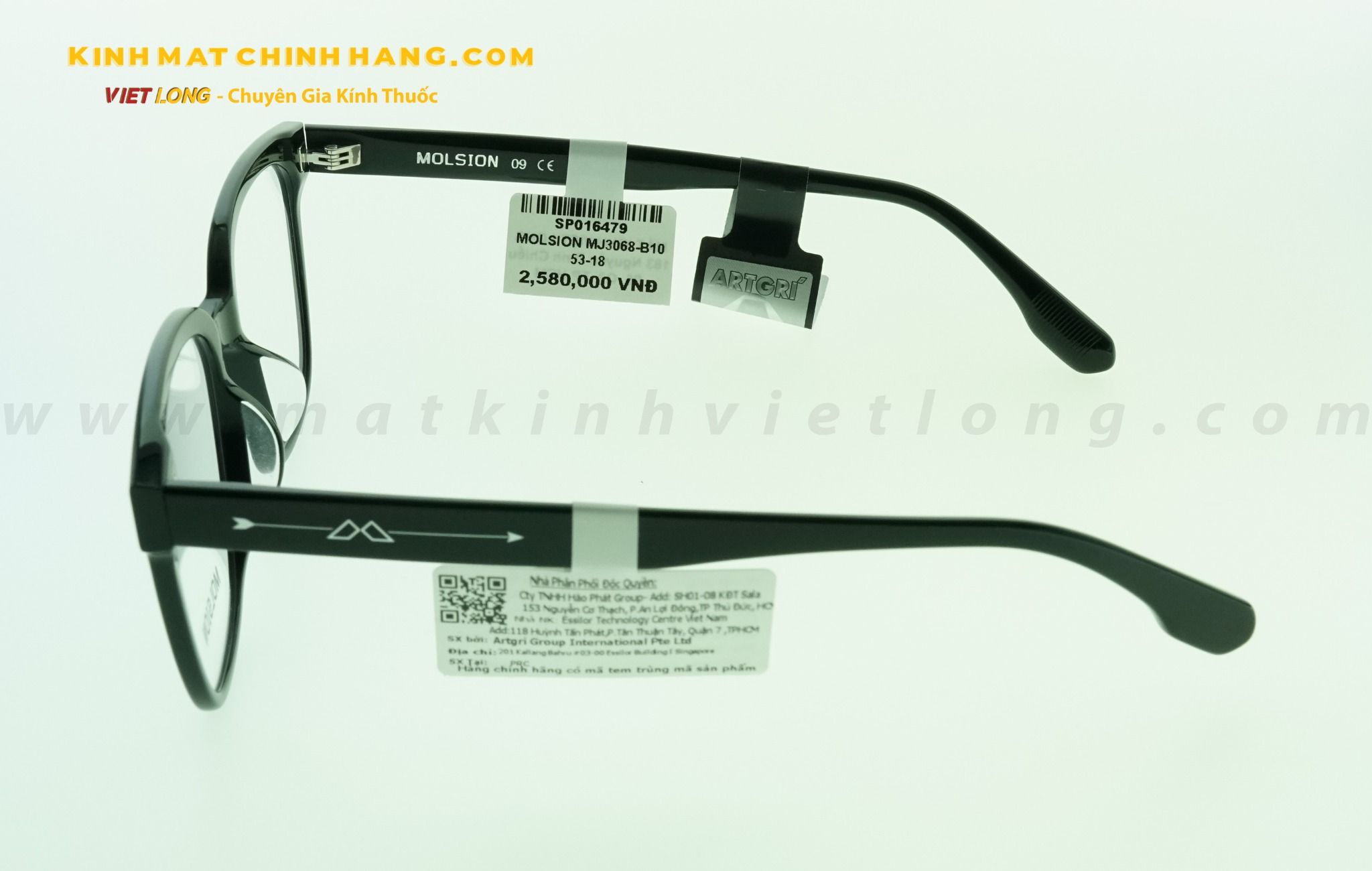  GỌNG KÍNH MOLSION MJ3068-B10 53-18 