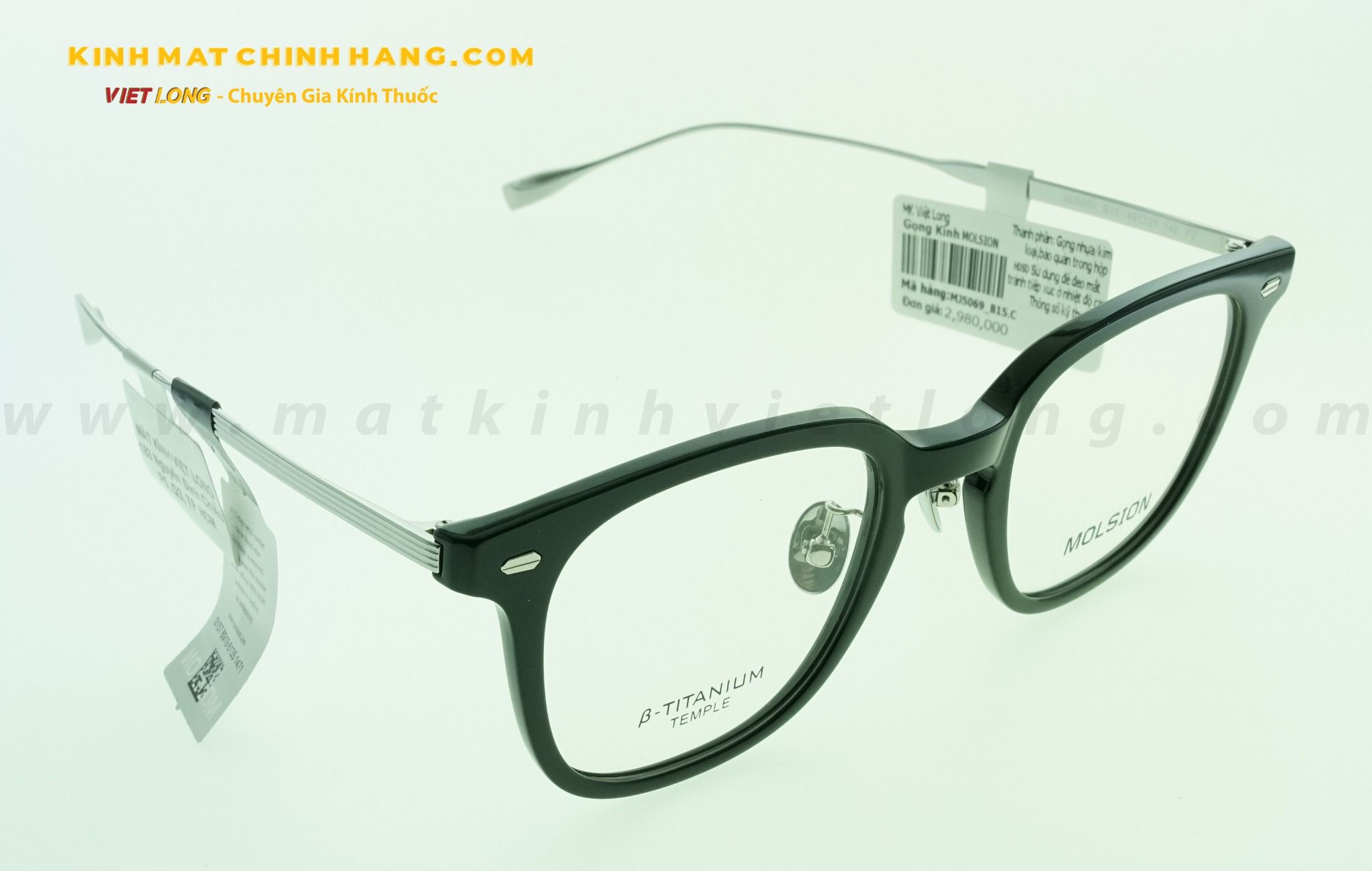 GỌNG KÍNH MOLSION MJ5069-B15 49-21