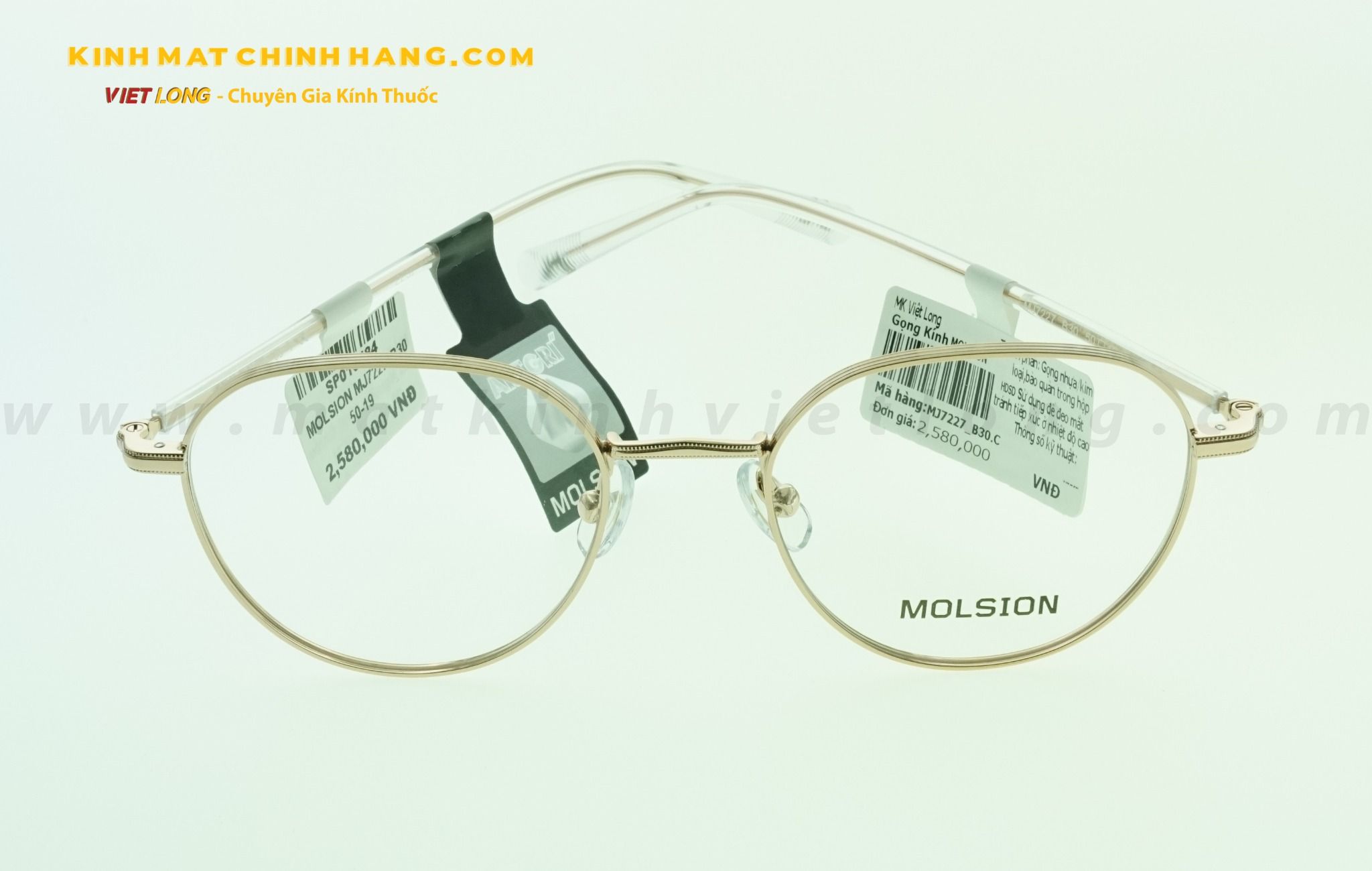 GỌNG KÍNH MOLSION MJ7227-B30 50-19