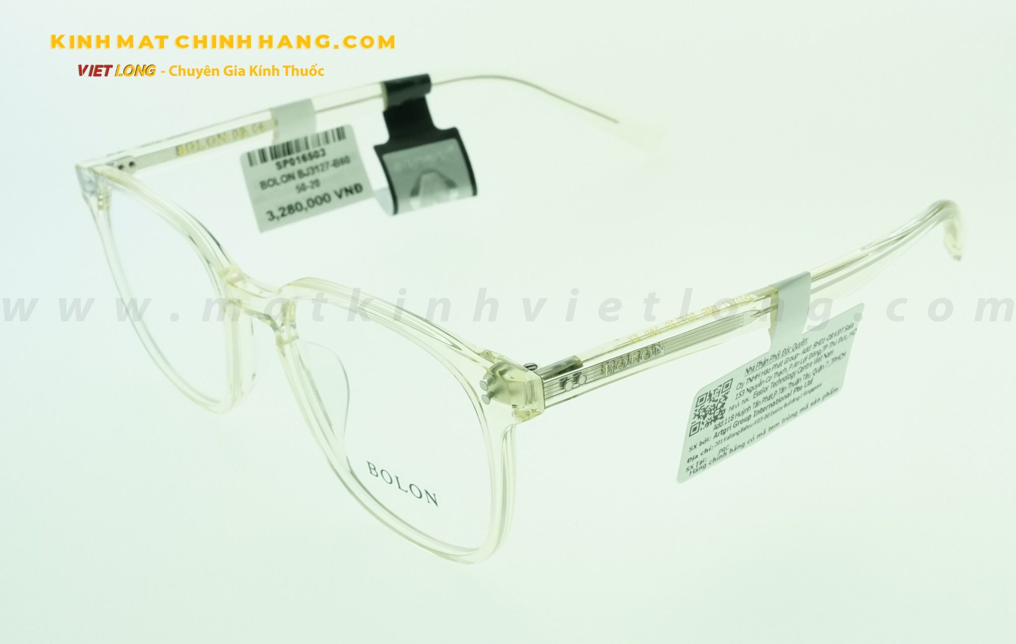 GỌNG KÍNH BOLON BJ3127-B60 50-20