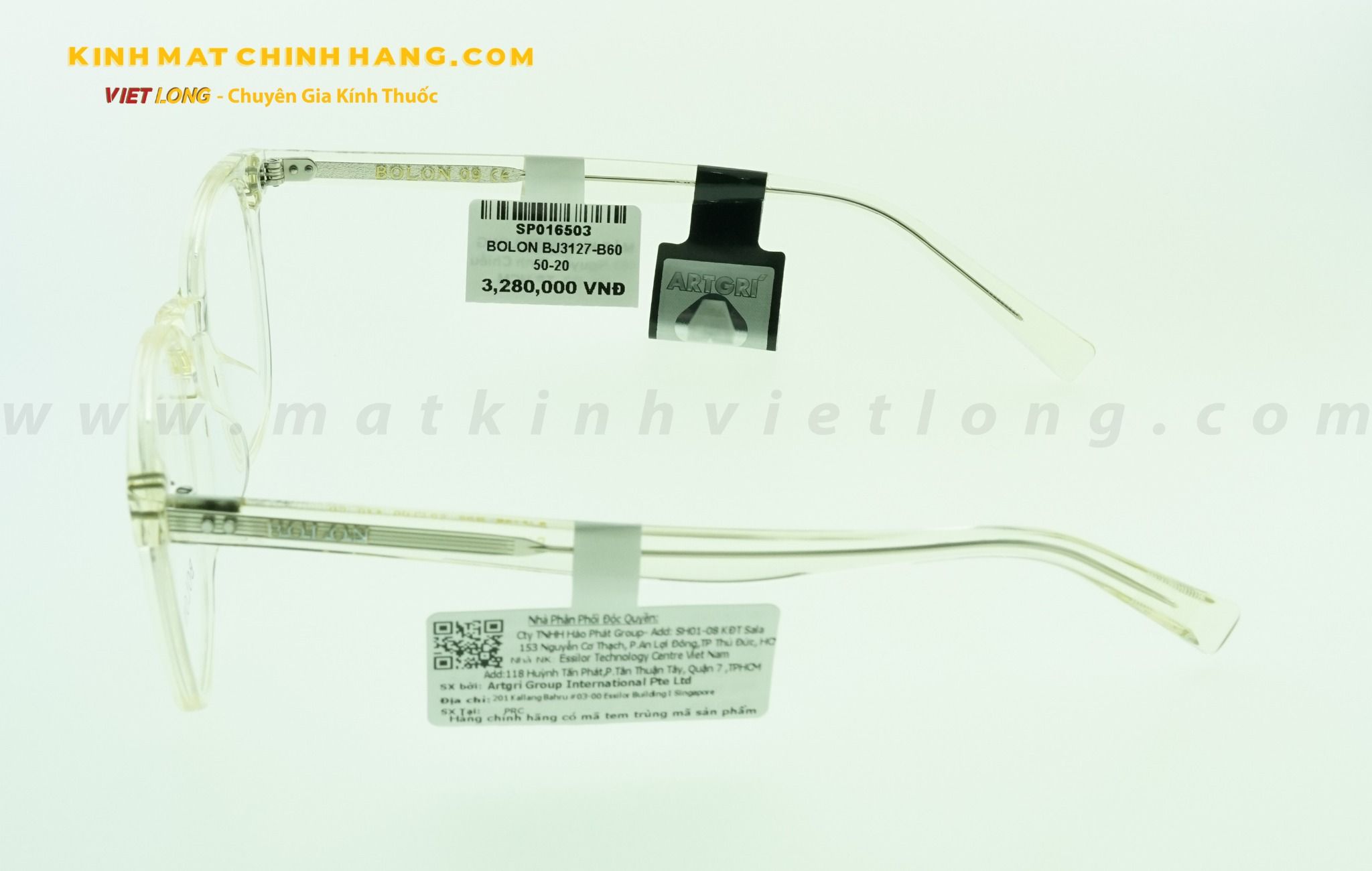 GỌNG KÍNH BOLON BJ3127-B60 50-20