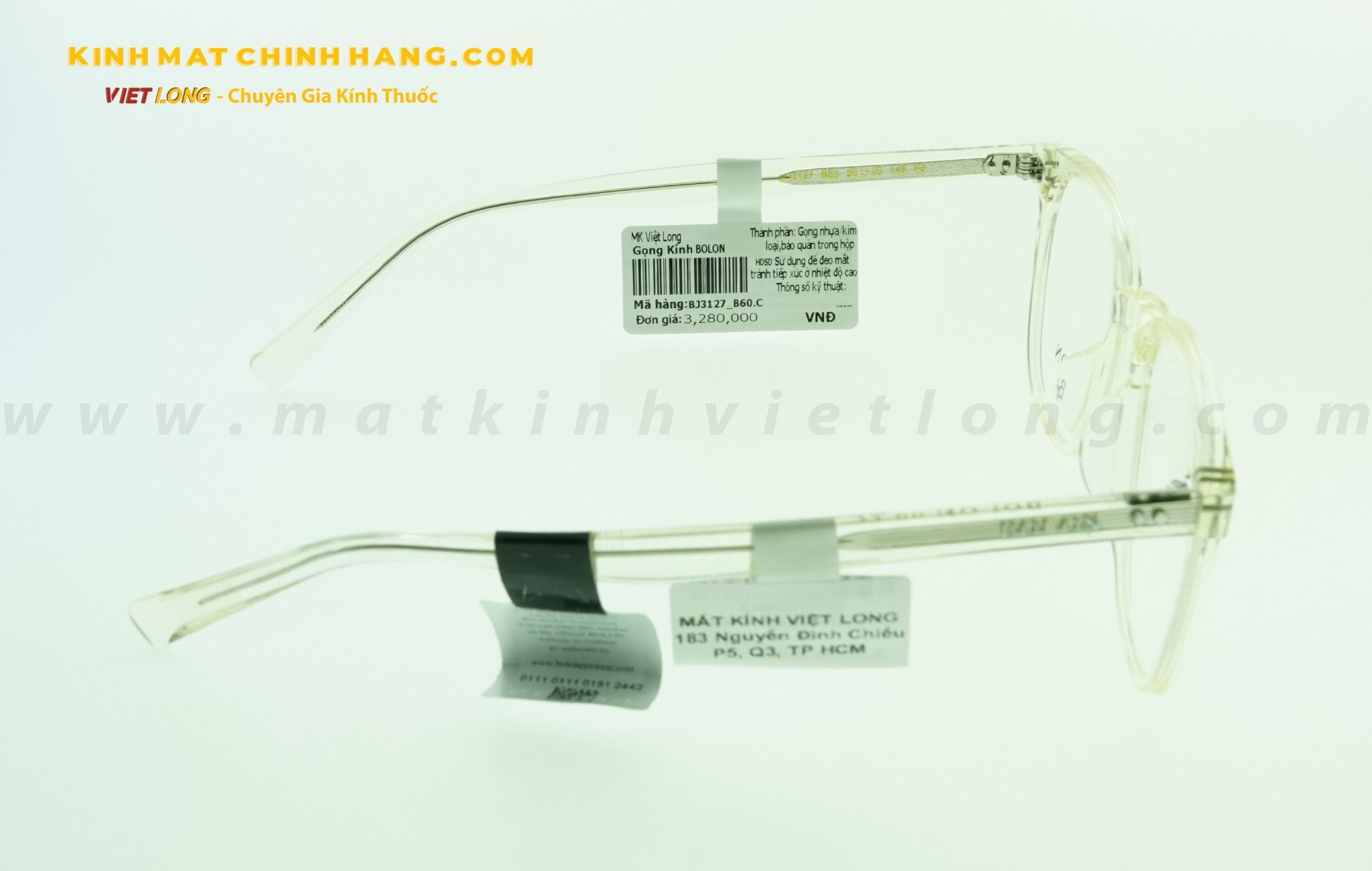 GỌNG KÍNH BOLON BJ3127-B60 50-20