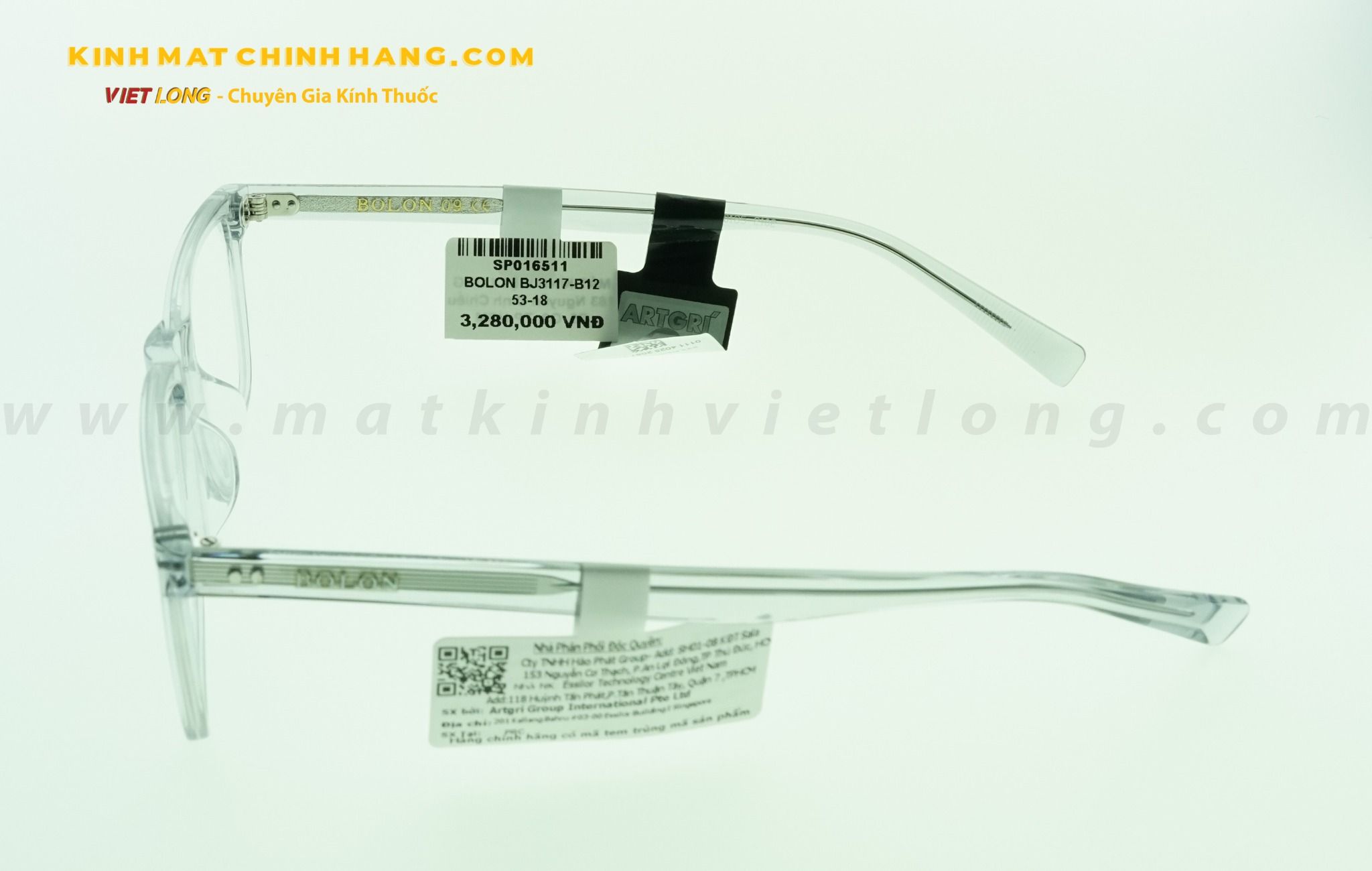 GỌNG KÍNH BOLON BJ3117-B12 53-18