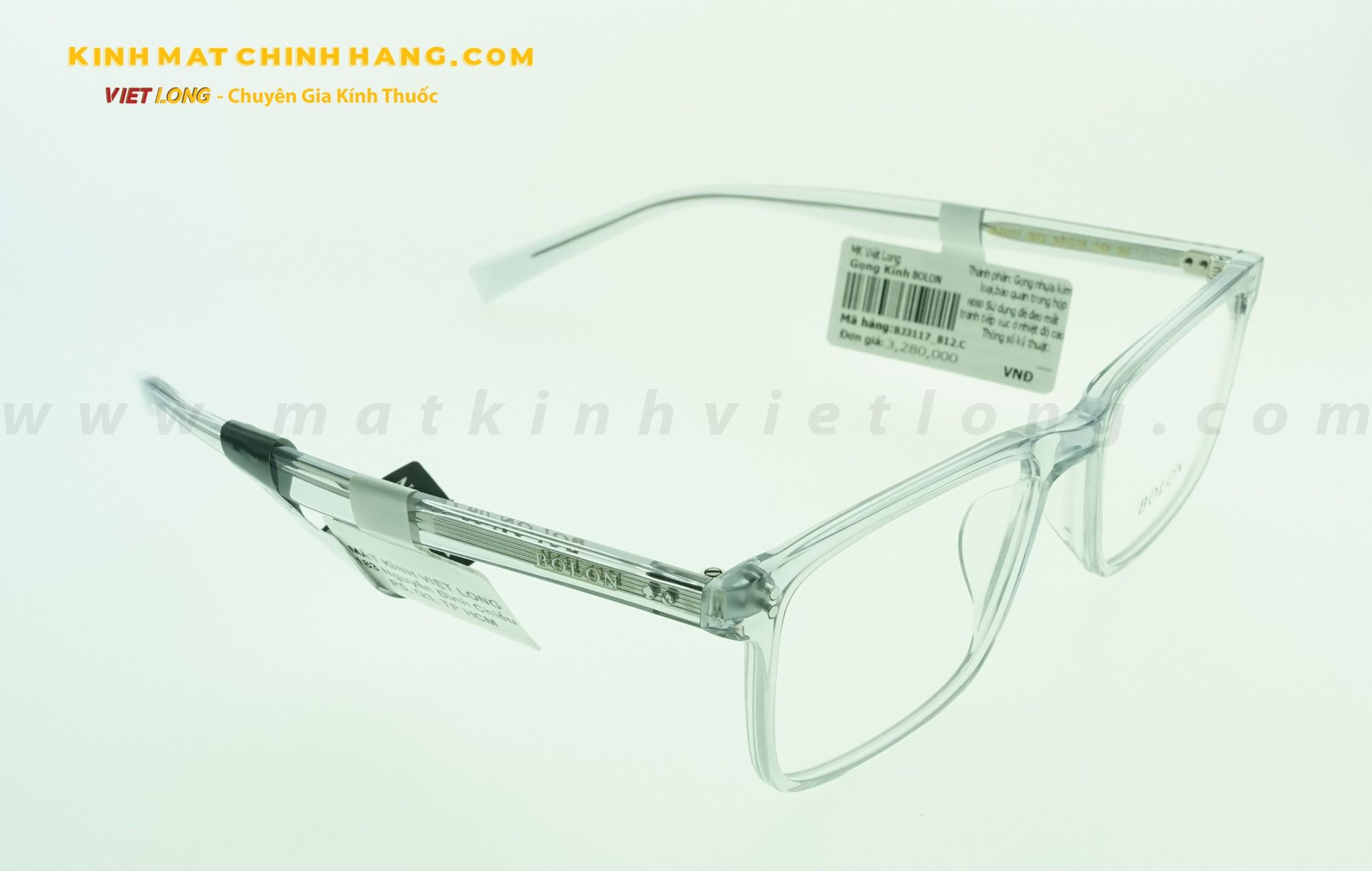 GỌNG KÍNH BOLON BJ3117-B12 53-18