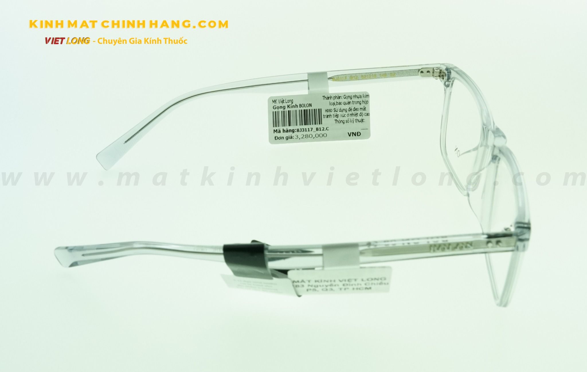 GỌNG KÍNH BOLON BJ3117-B12 53-18