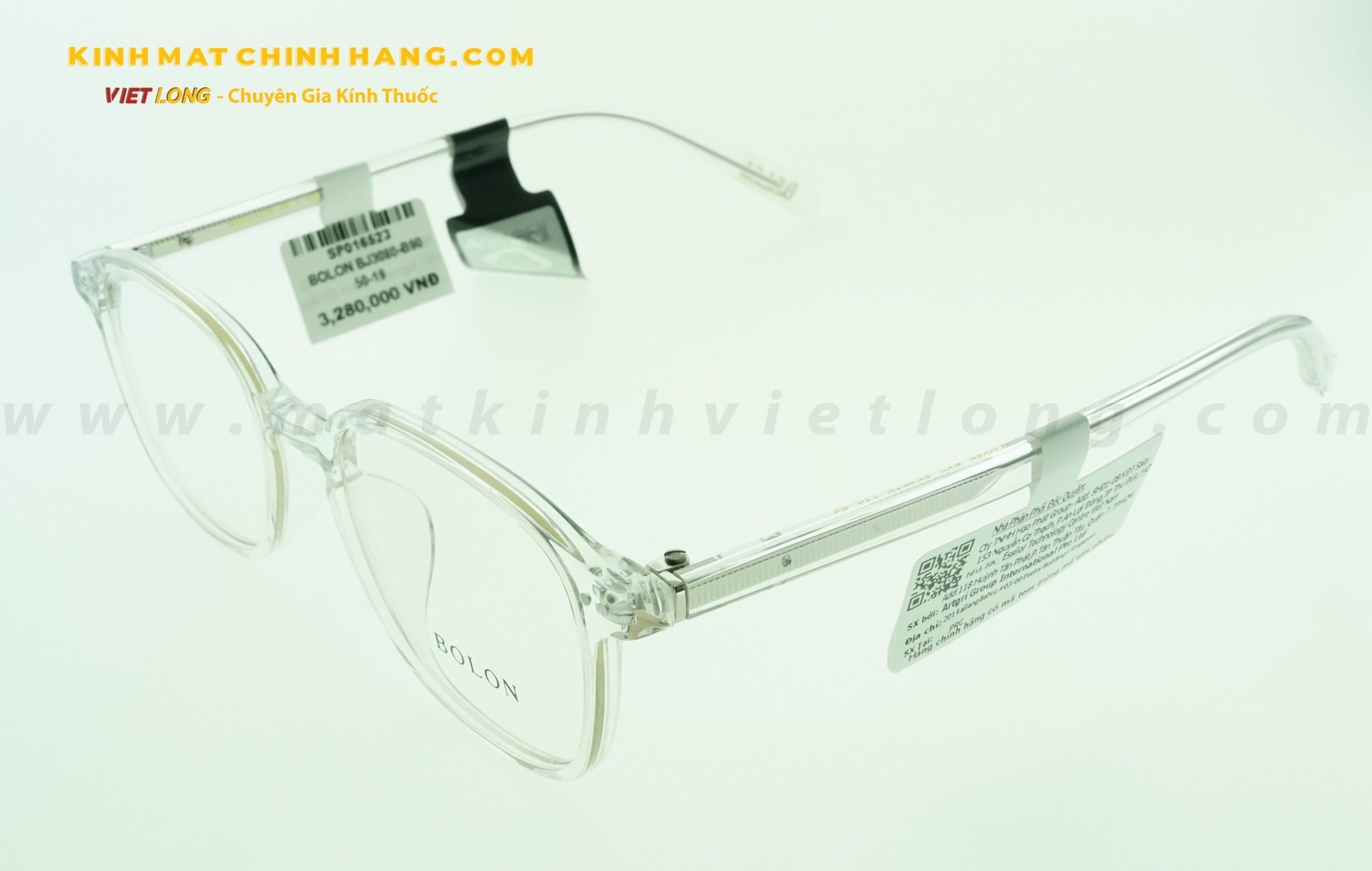 GỌNG KÍNH BOLON BJ3080-B90 50-19