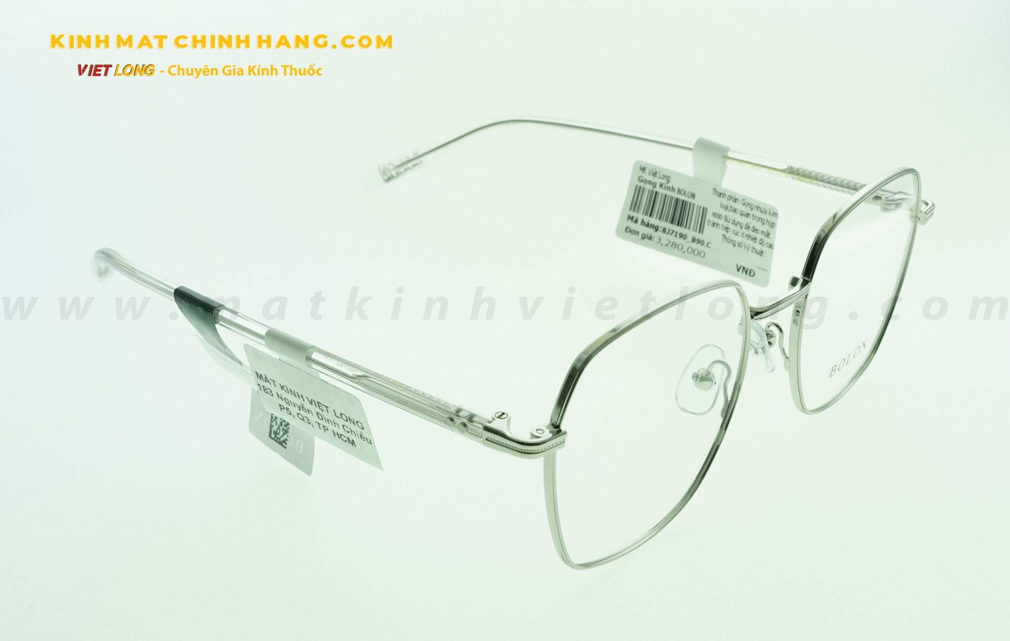 GỌNG KÍNH BOLON BJ7190-B90 52-19