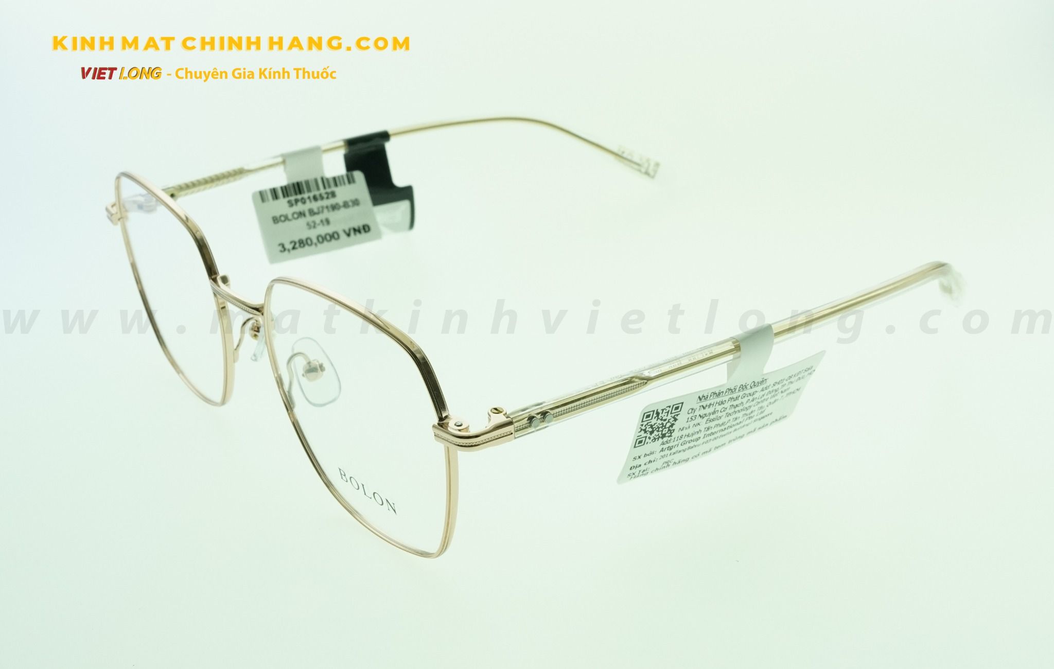 GỌNG KÍNH BOLON BJ7190-B30 52-19