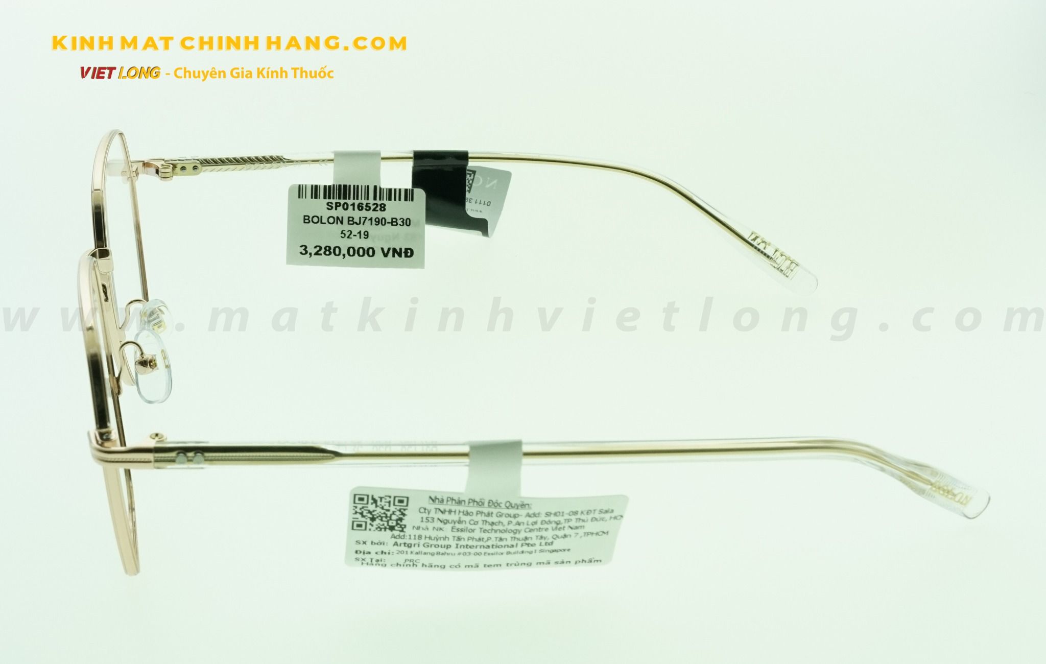 GỌNG KÍNH BOLON BJ7190-B30 52-19