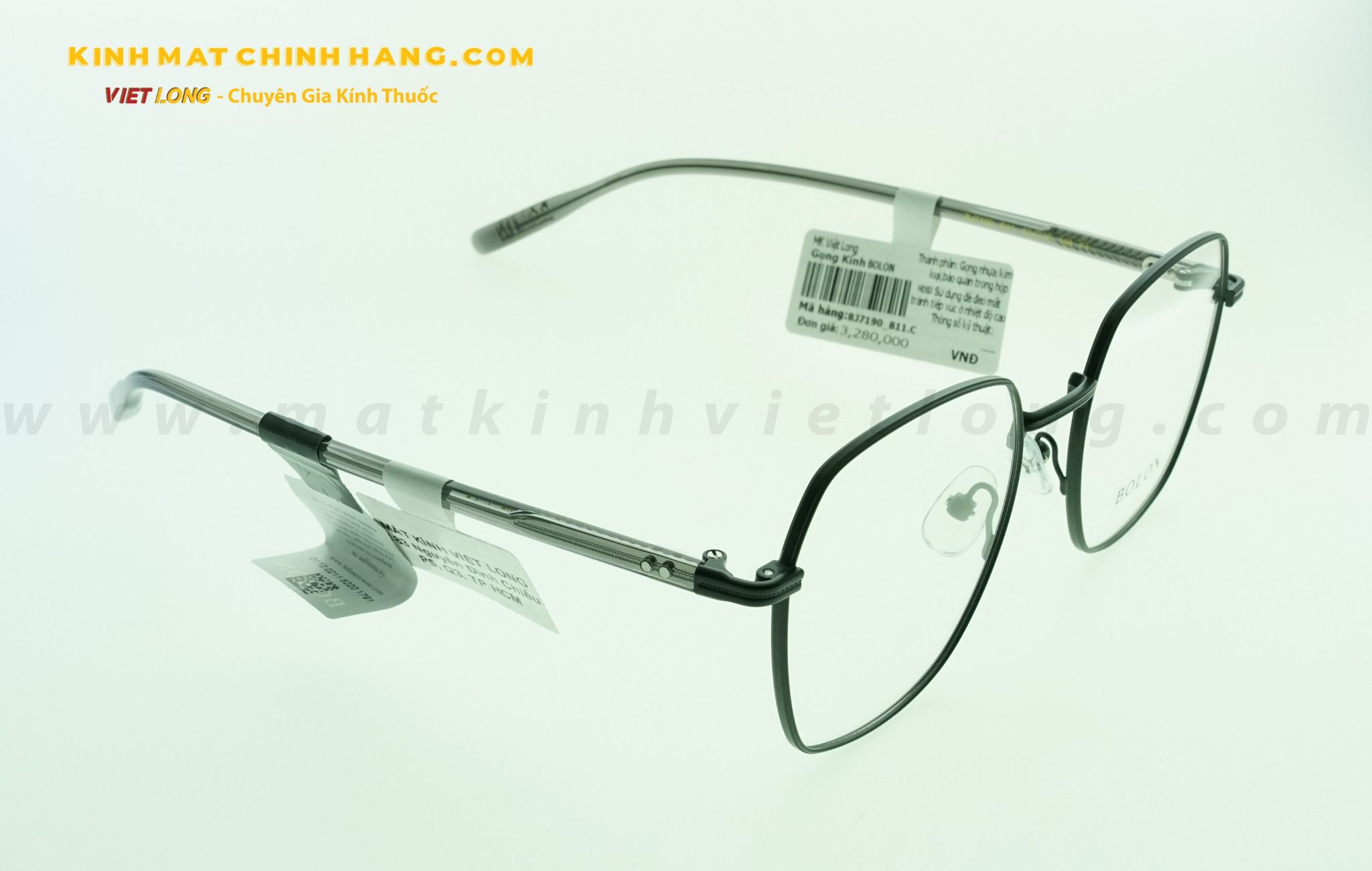 GỌNG KÍNH BOLON BJ7190-B11 52-19