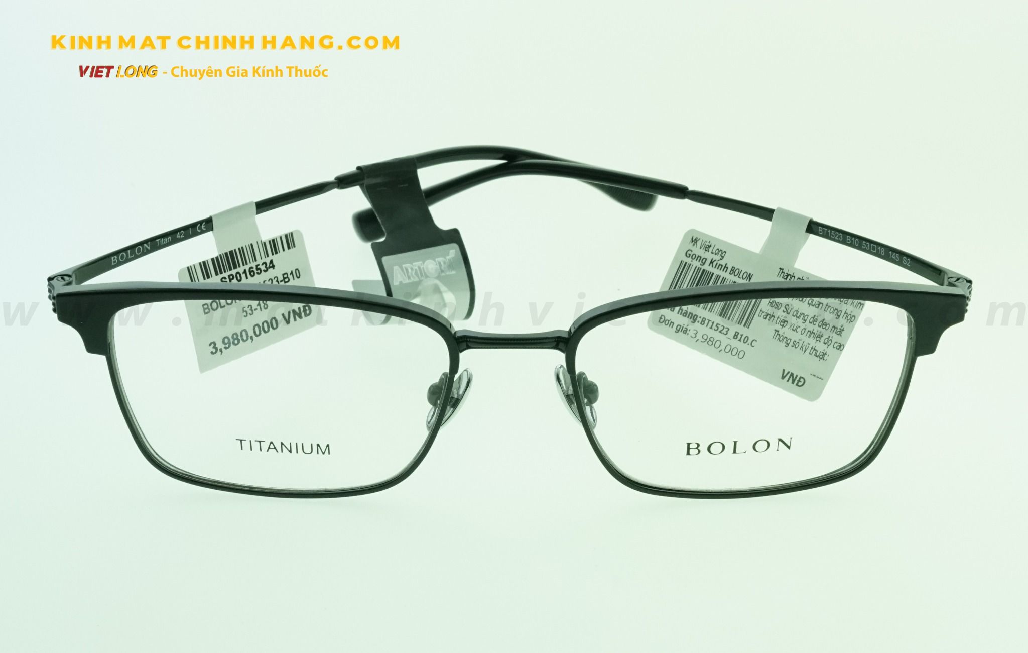 GỌNG KÍNH BOLON BT1523-B10 53-18