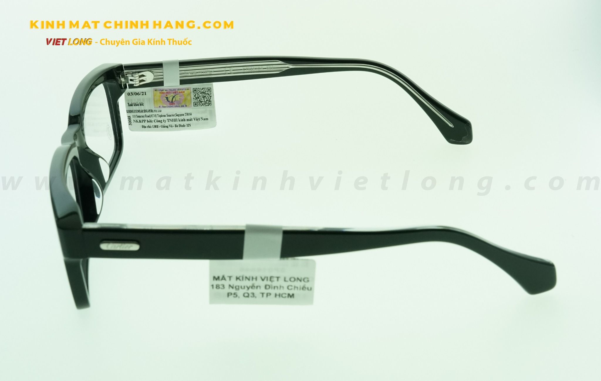  GỌNG KÍNH CARTIER CT0291OA-001 54-17 