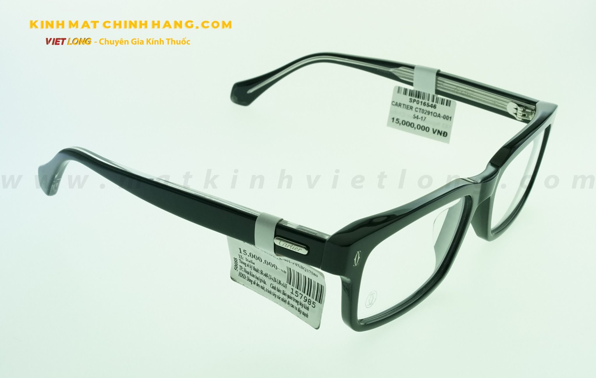  GỌNG KÍNH CARTIER CT0291OA-001 54-17 