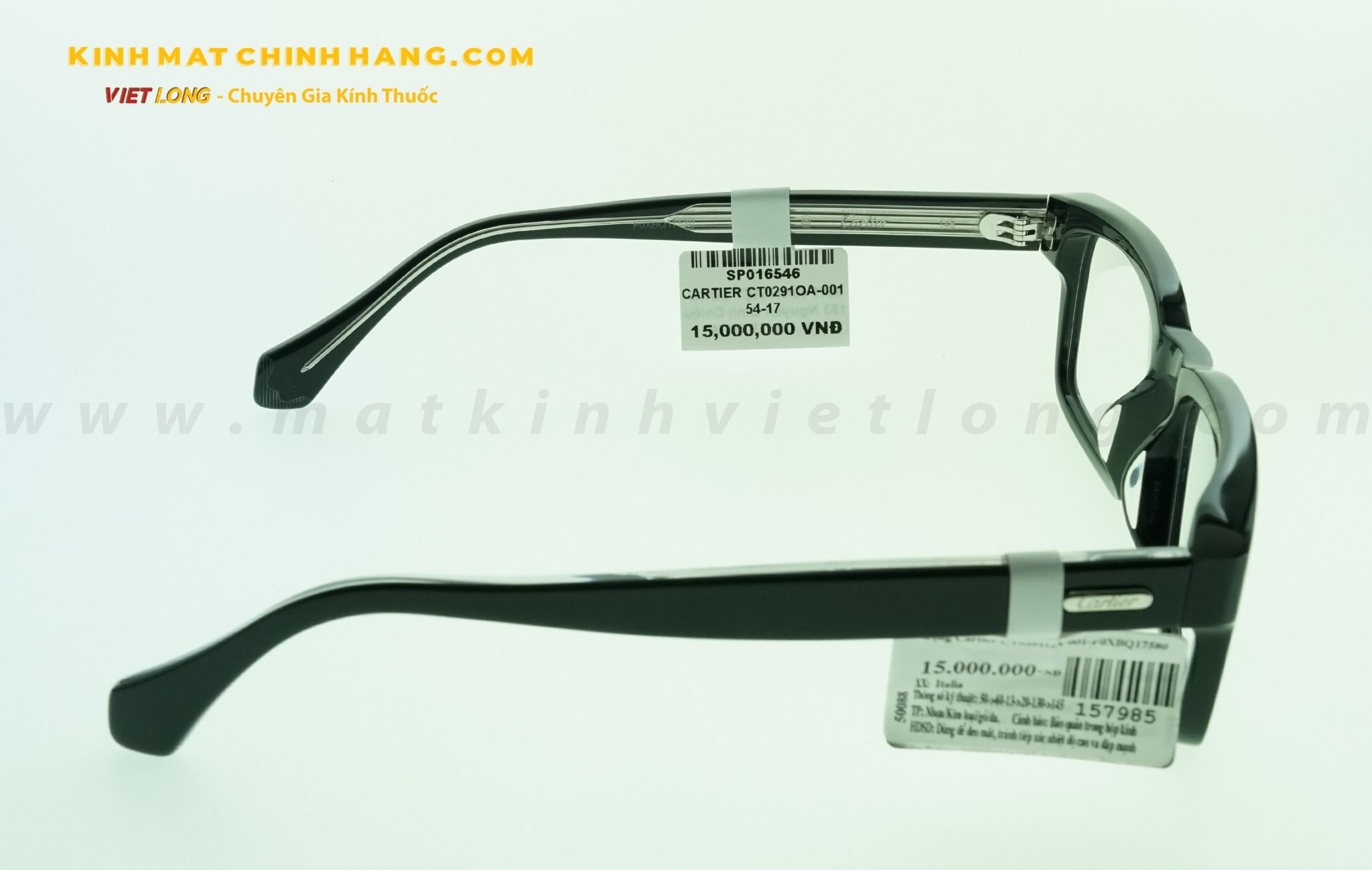  GỌNG KÍNH CARTIER CT0291OA-001 54-17 