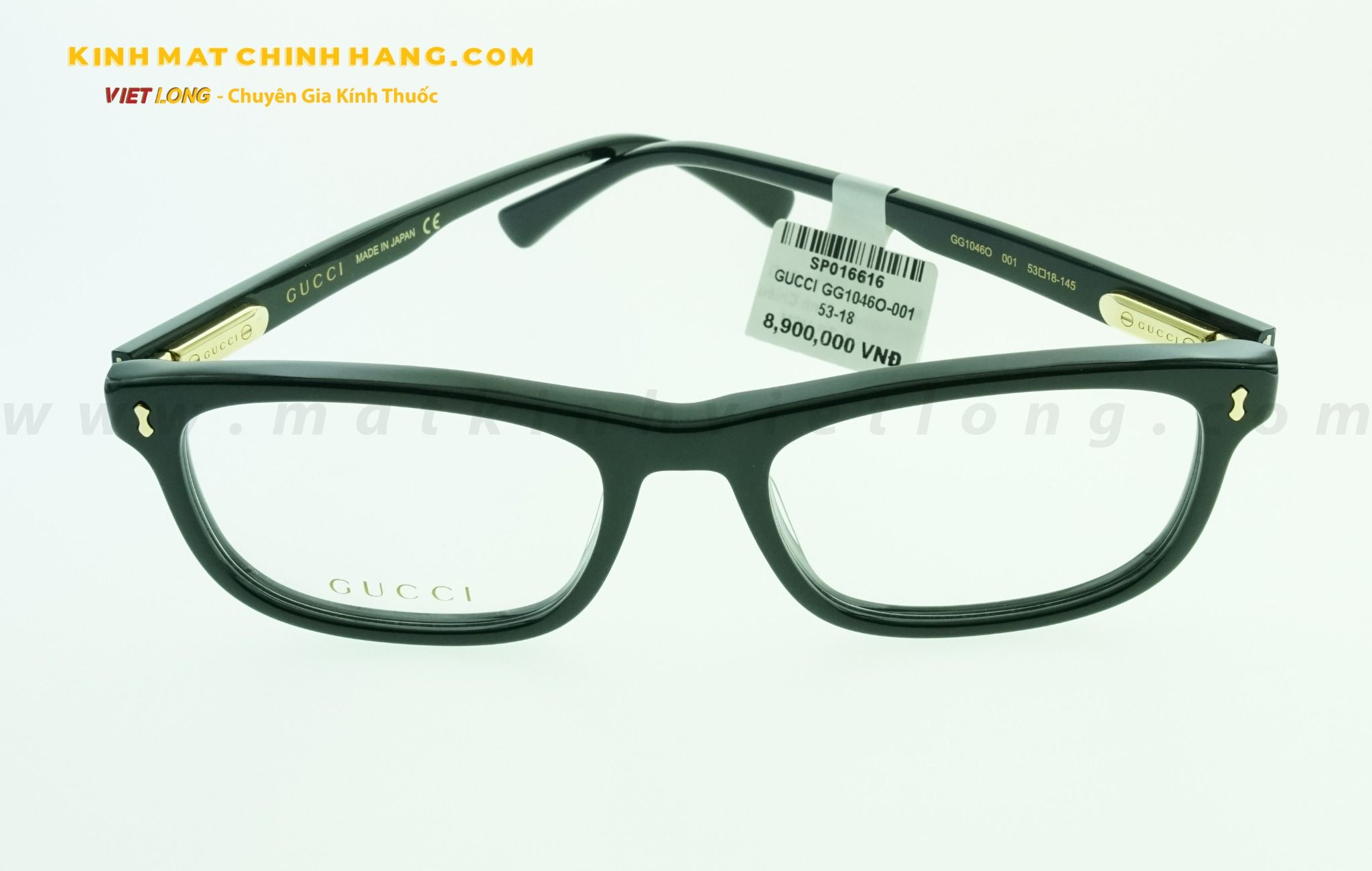 GỌNG KÍNH GUCCI GG1046O-001 53-18