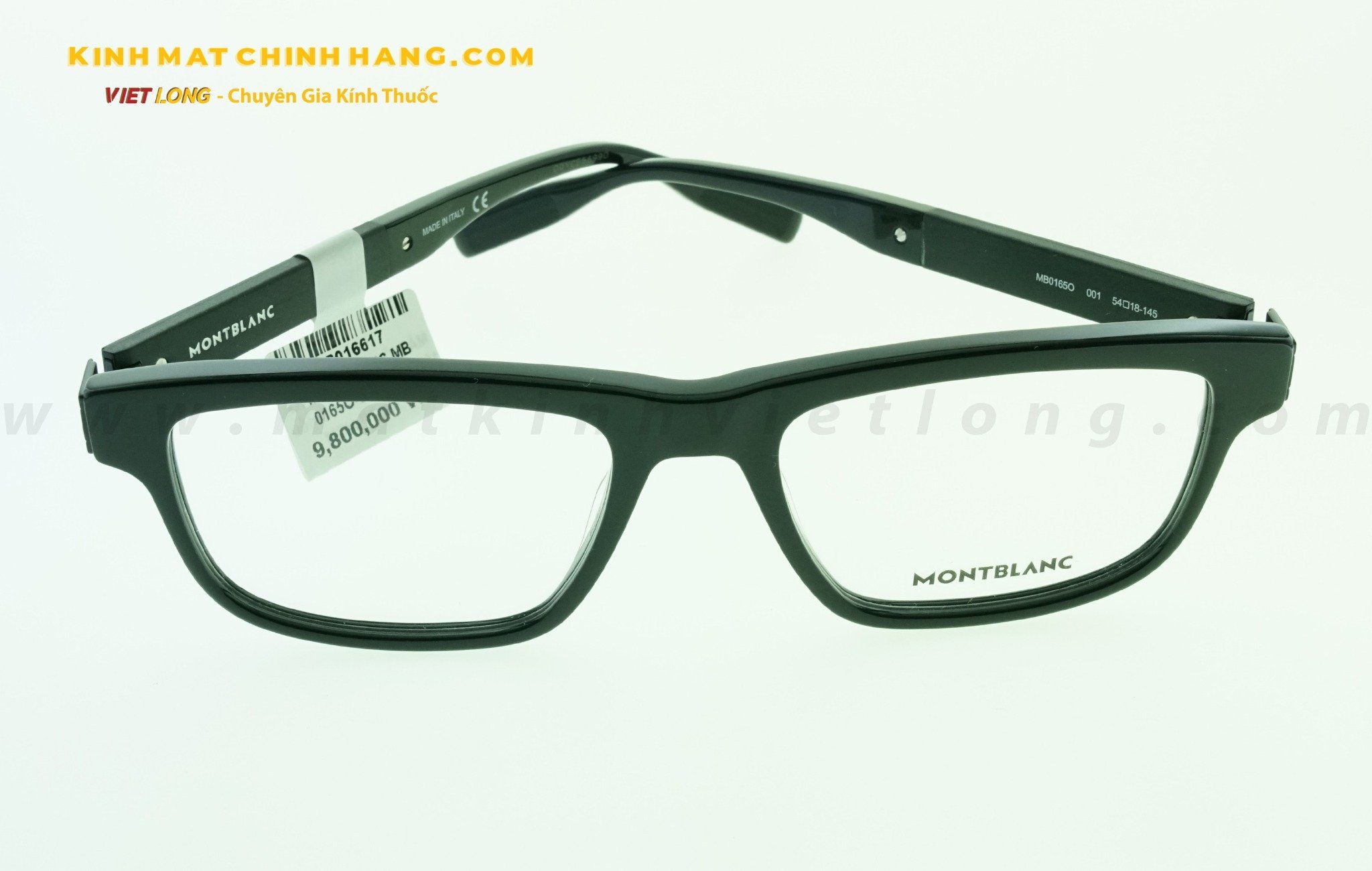  GỌNG KÍNH MONTBLANC MB0165O-001 54-18 