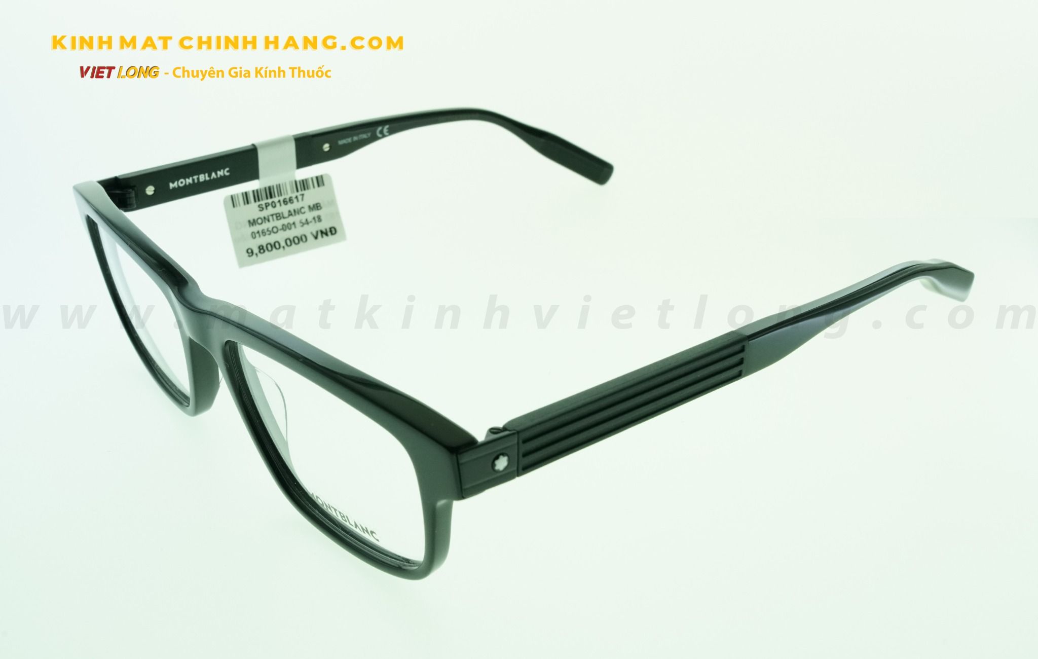  GỌNG KÍNH MONTBLANC MB0165O-001 54-18 