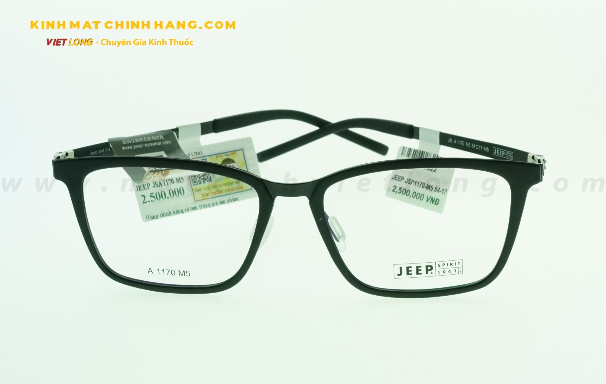 GỌNG KÍNH JEEP JSA1170-M5 54-17