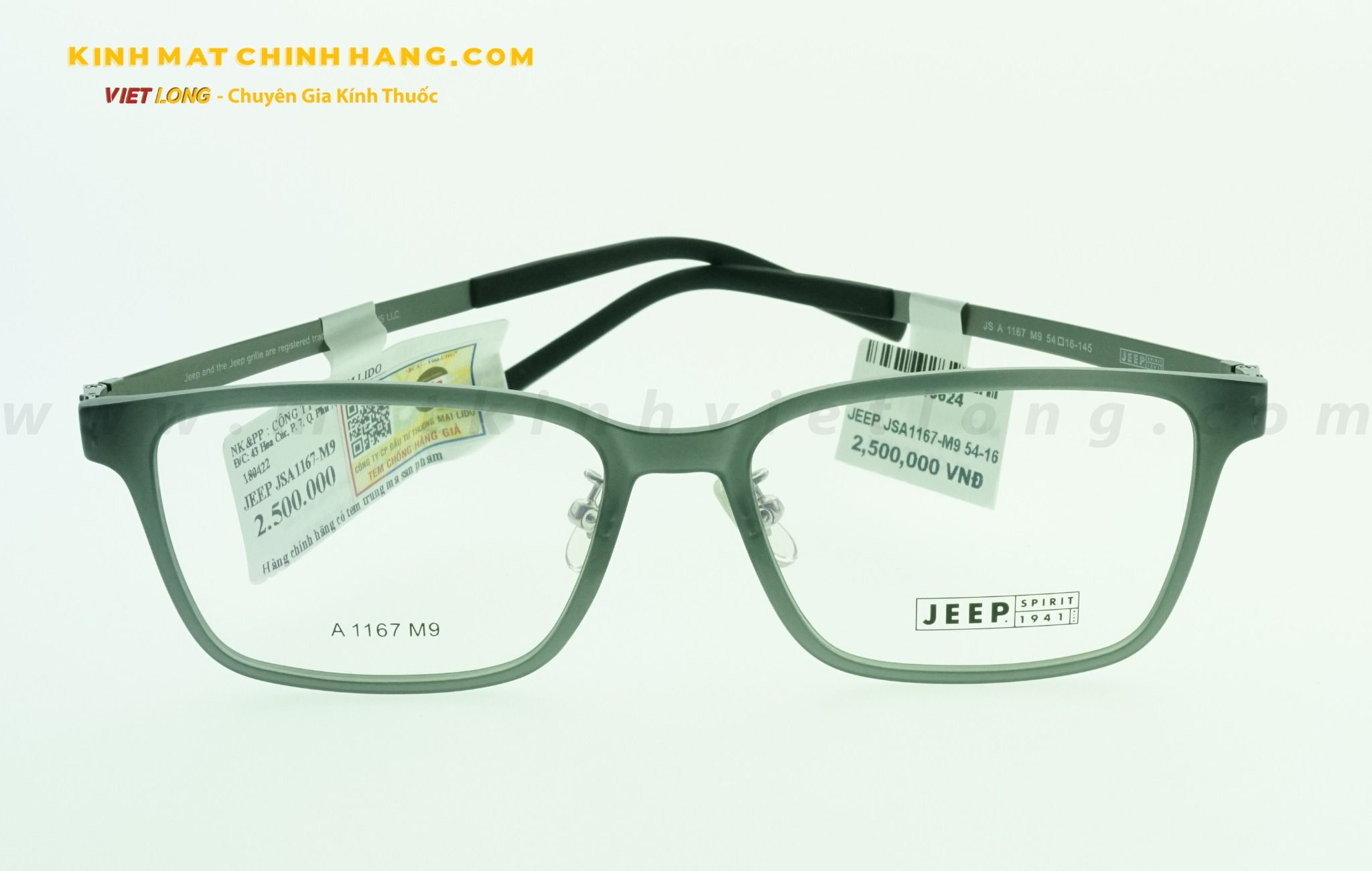 GỌNG KÍNH JEEP JSA1167-M9 54-16