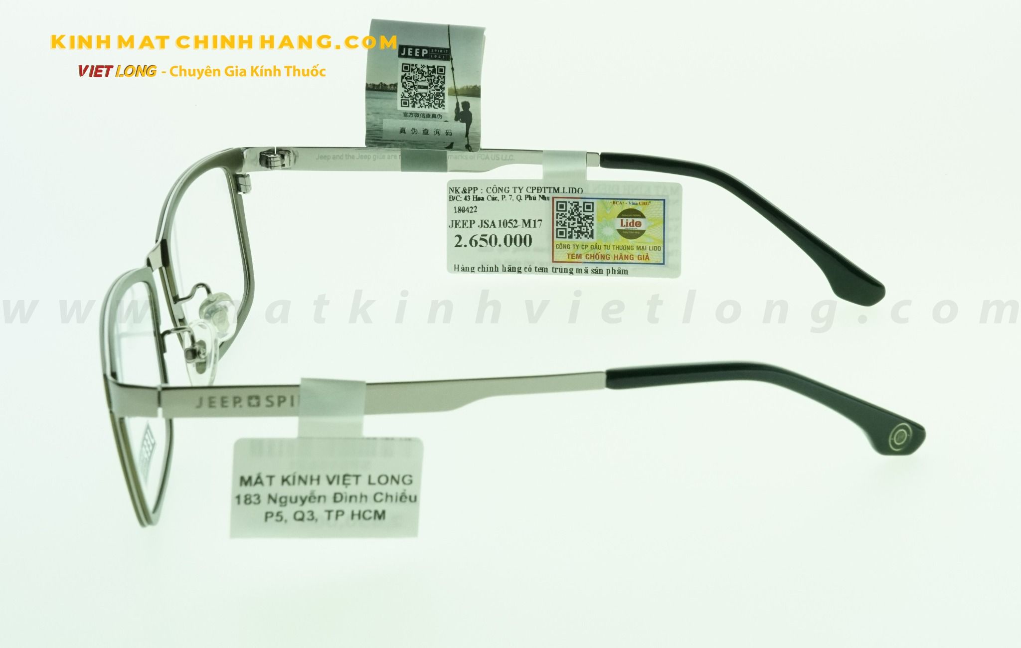 GỌNG KÍNH JEEP JSA1052-M17 52-18
