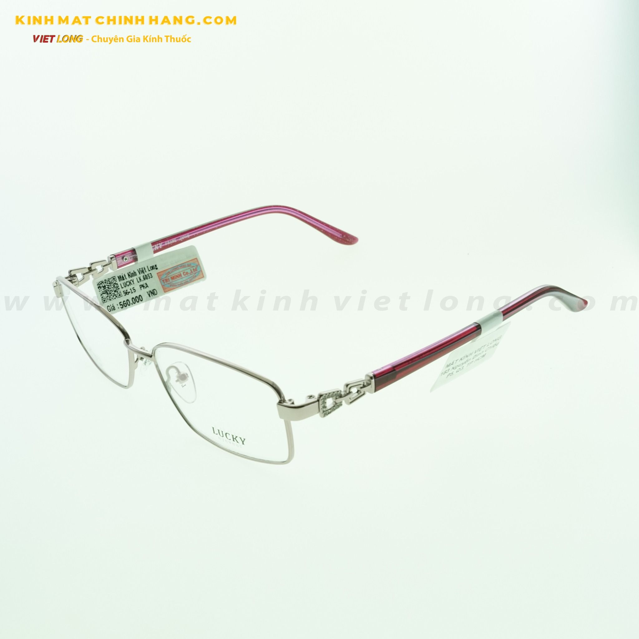 GỌNG KÍNH LUCKY LK6053-PKA 55-15