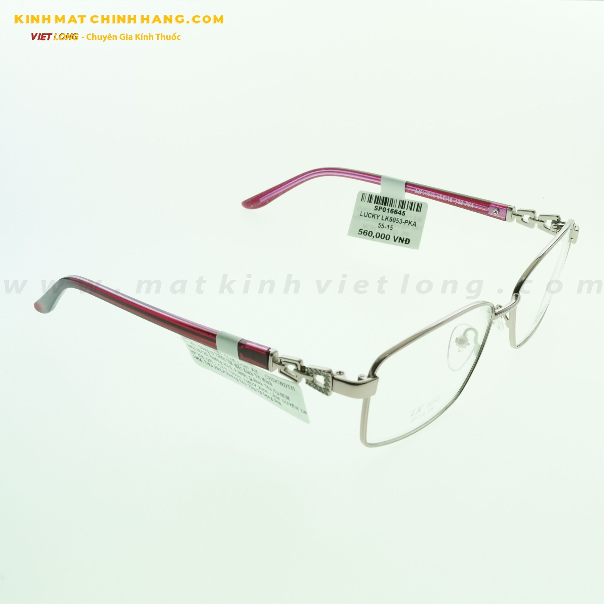 GỌNG KÍNH LUCKY LK6053-PKA 55-15