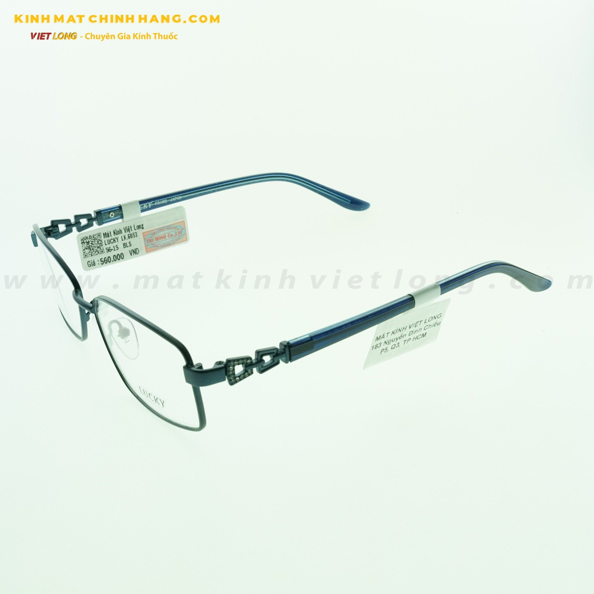 GỌNG KÍNH LUCKY LK6053-BLS 55-15