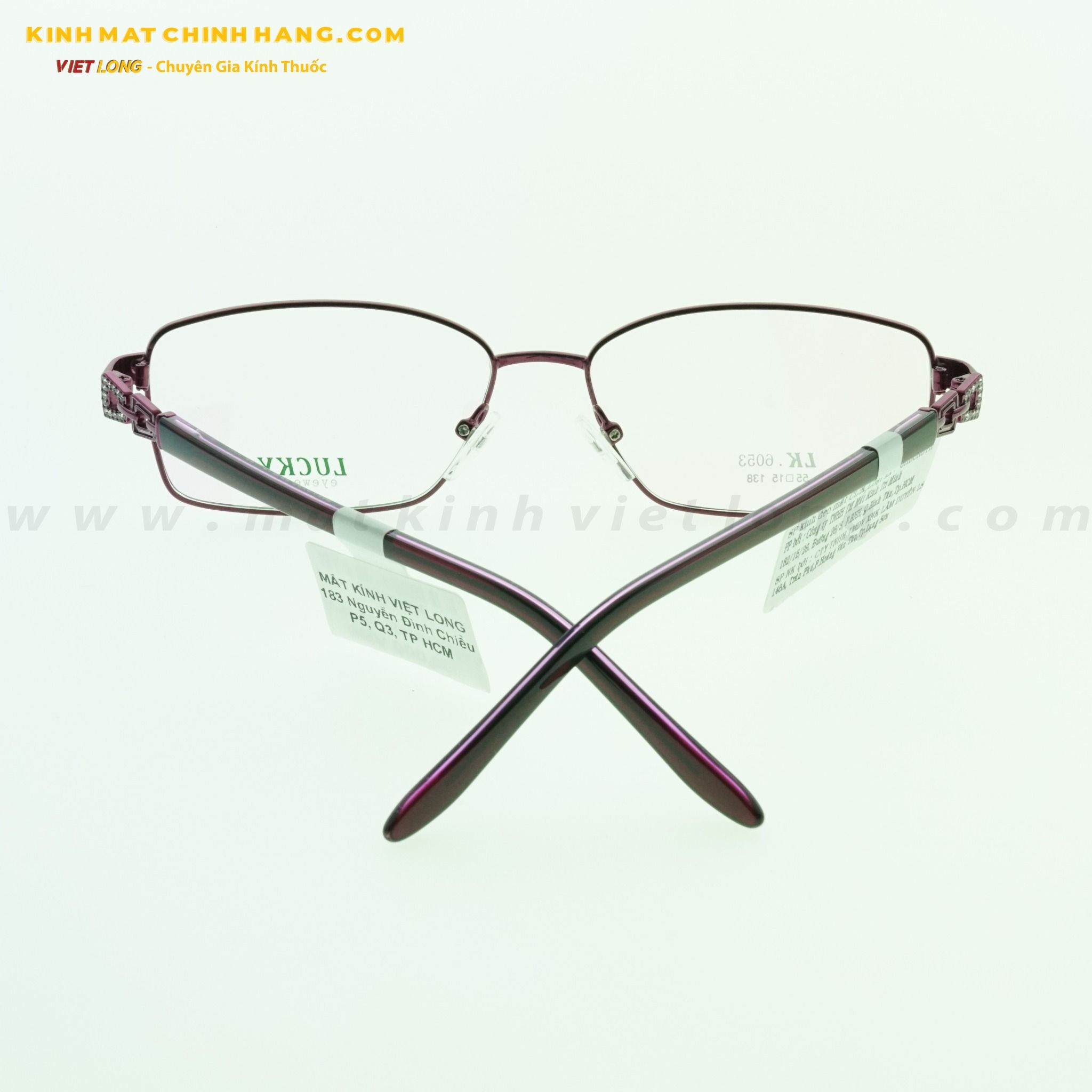 GỌNG KÍNH LUCKY LK6053-VIA 55-15