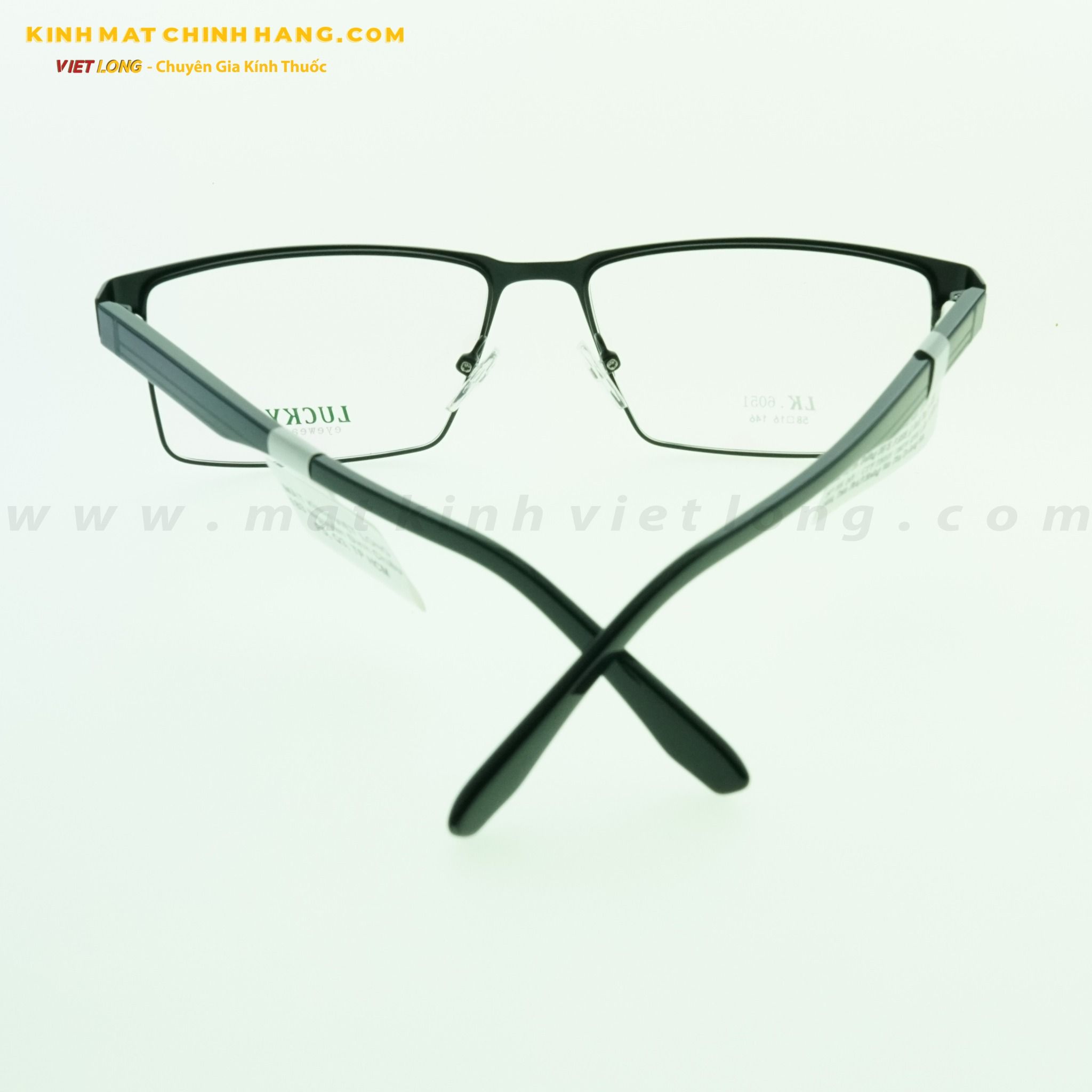 GỌNG KÍNH LUCKY LK6051-BKS 58-16