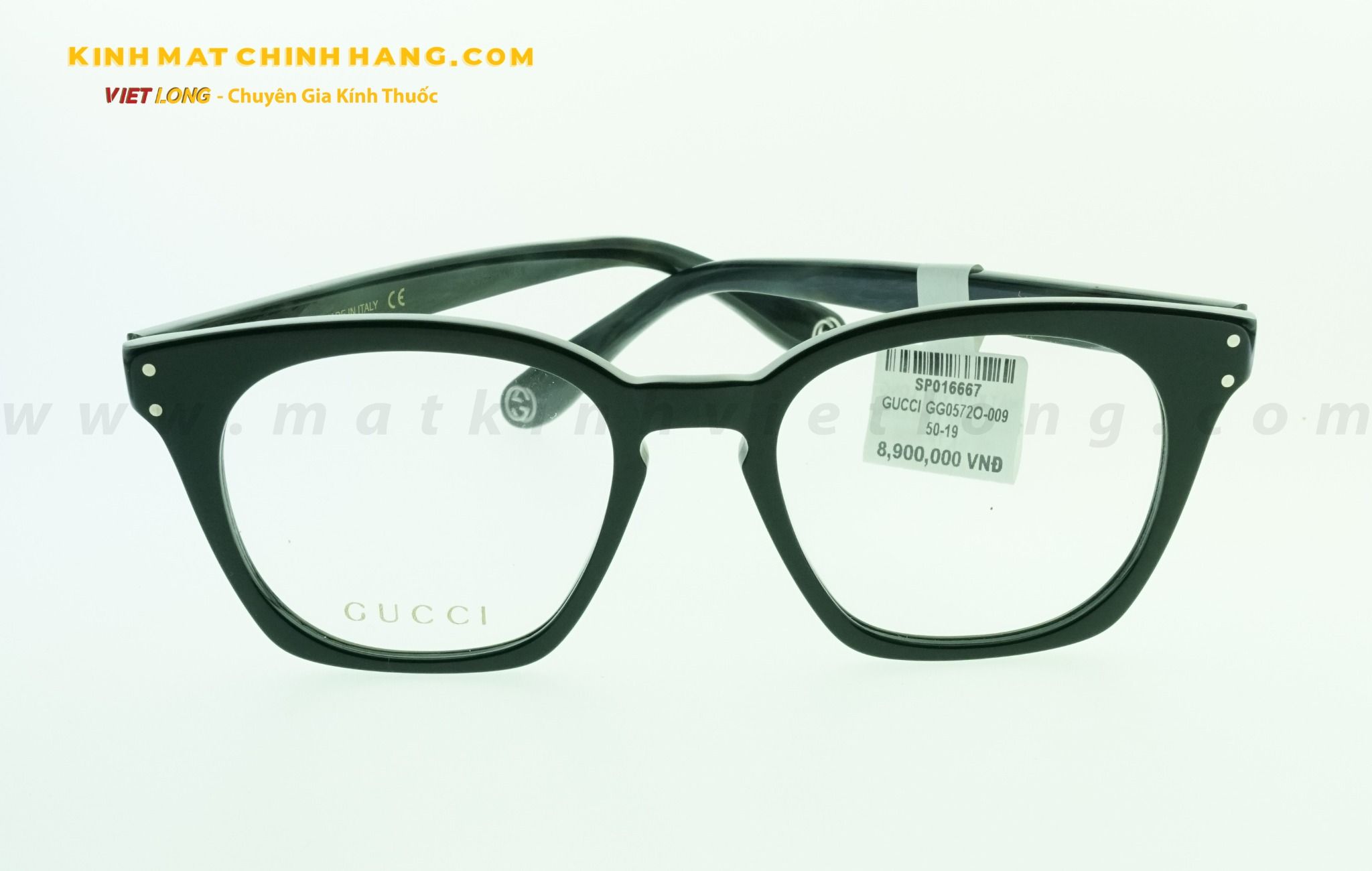 GỌNG KÍNH GUCCI GG0572O-009 50-19