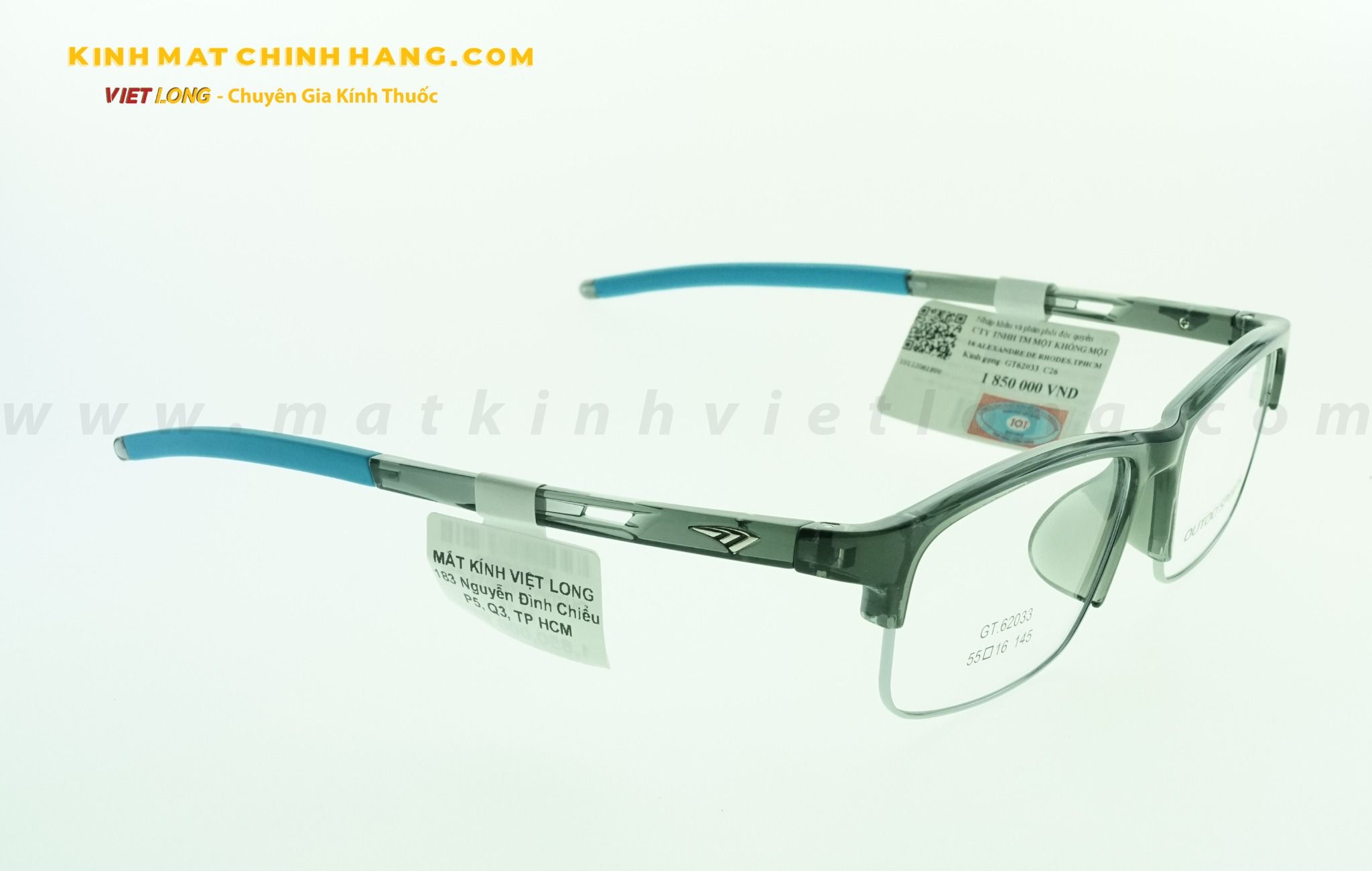 GỌNG KÍNH OUTDO GT62033-C26 55-16
