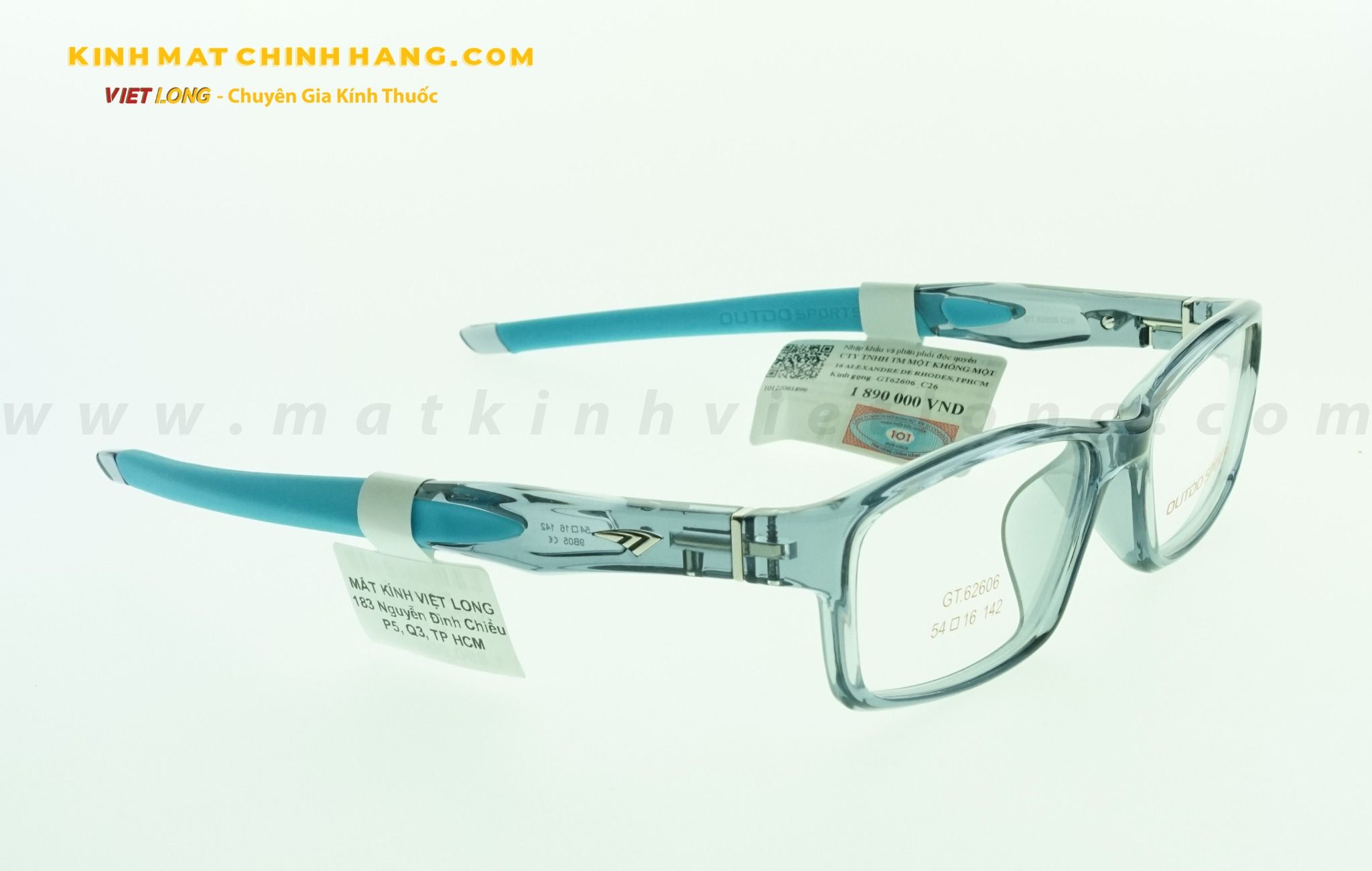 GỌNG KÍNH OUTDO GT62606-C26 54-16