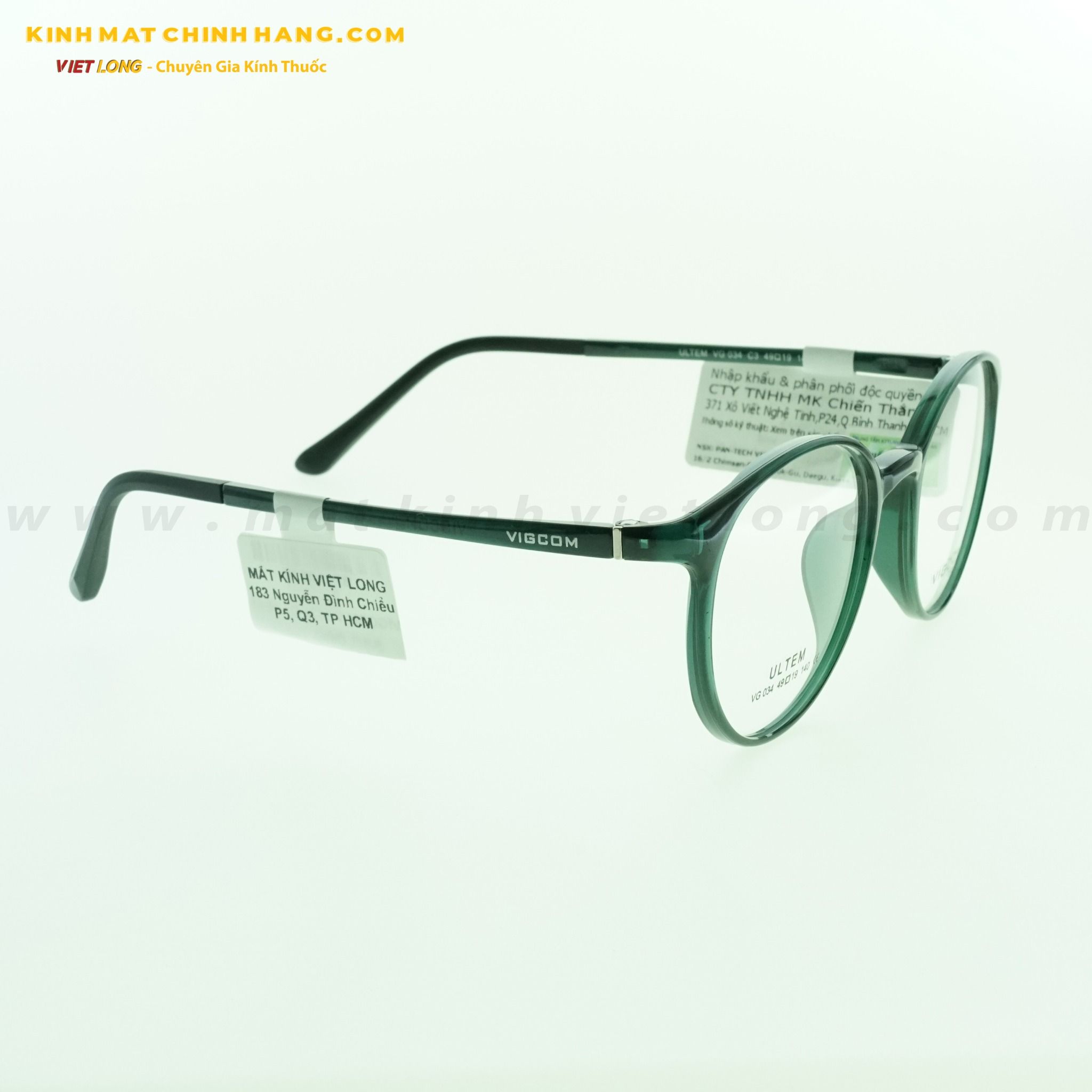 GỌNG KÍNH VIGCOM VG034-C3 49-19