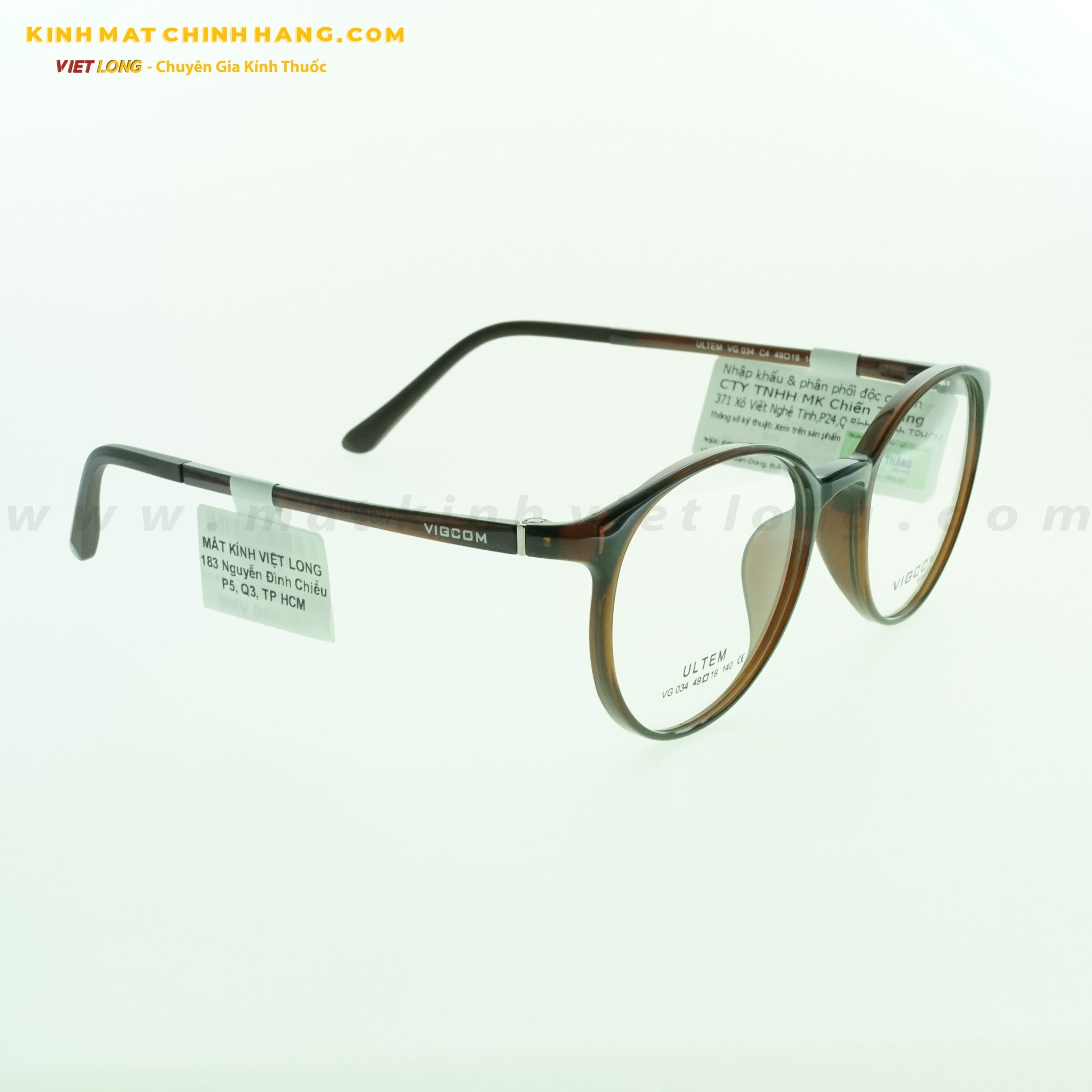 GỌNG KÍNH VIGCOM VG034-C4 49-19