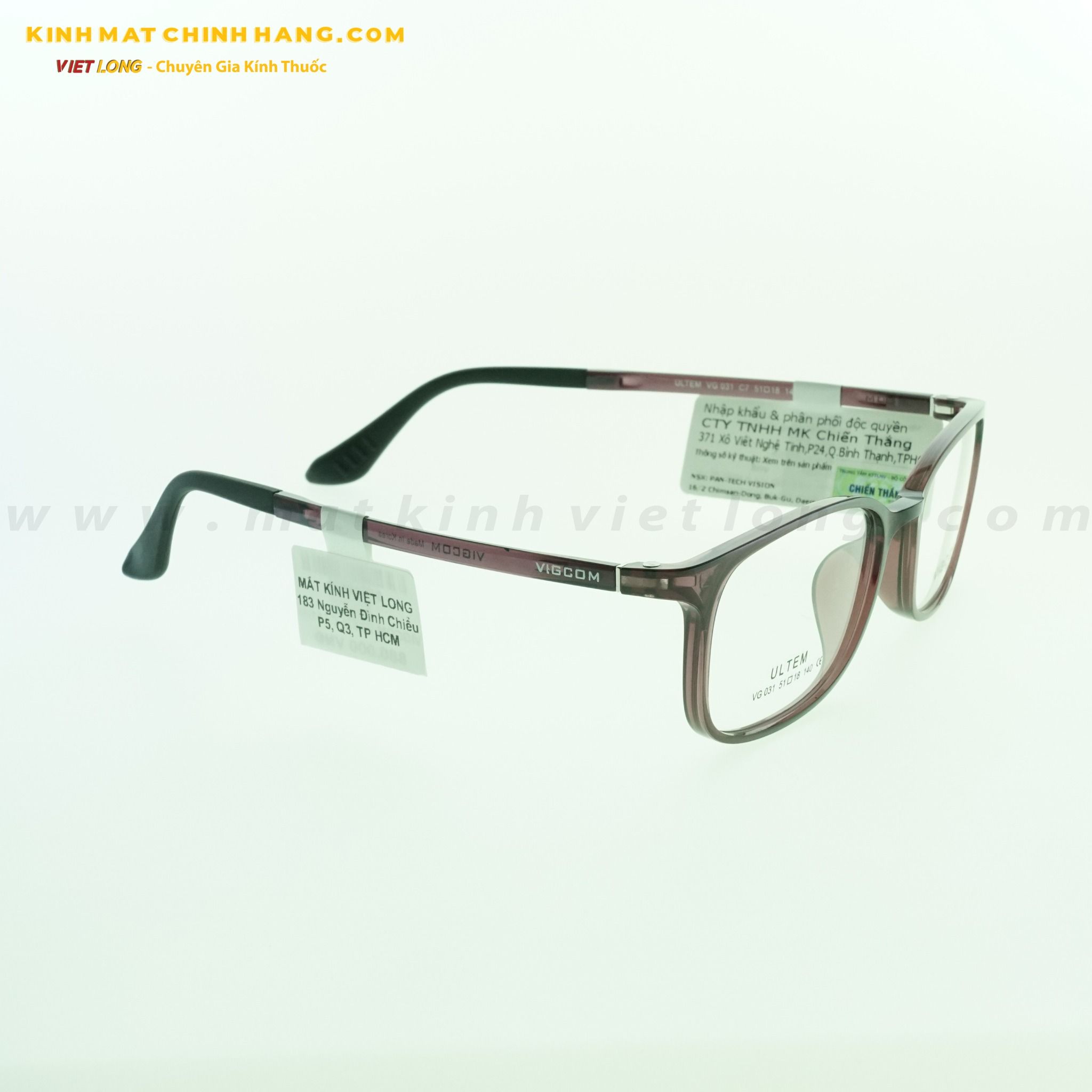 GỌNG KÍNH VIGCOM VG031-C7 51-18
