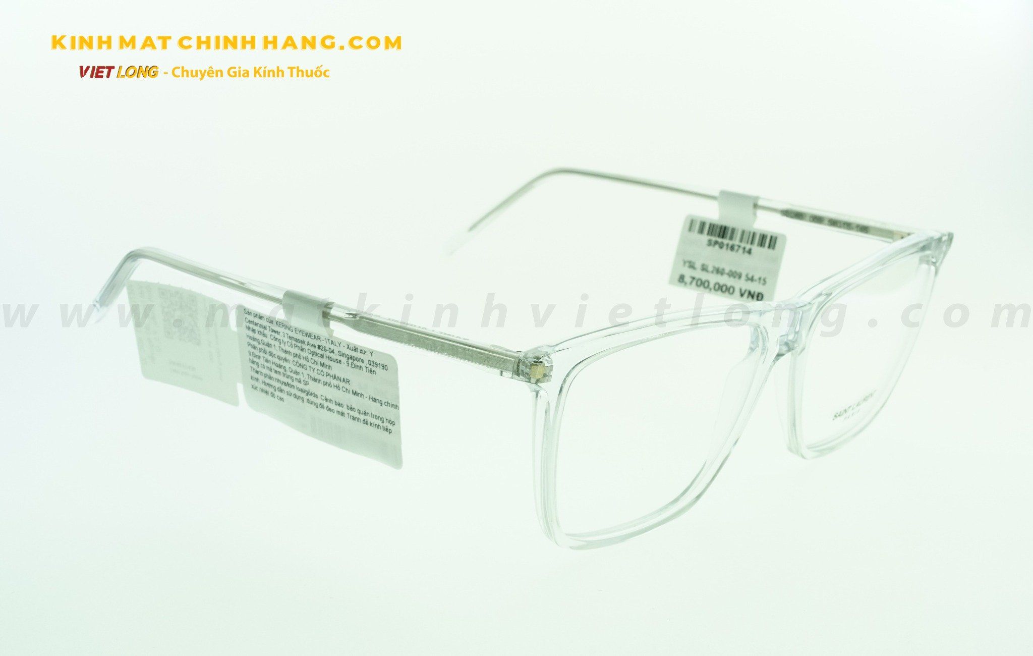 GỌNG KÍNH YSL SL260-009 54-15