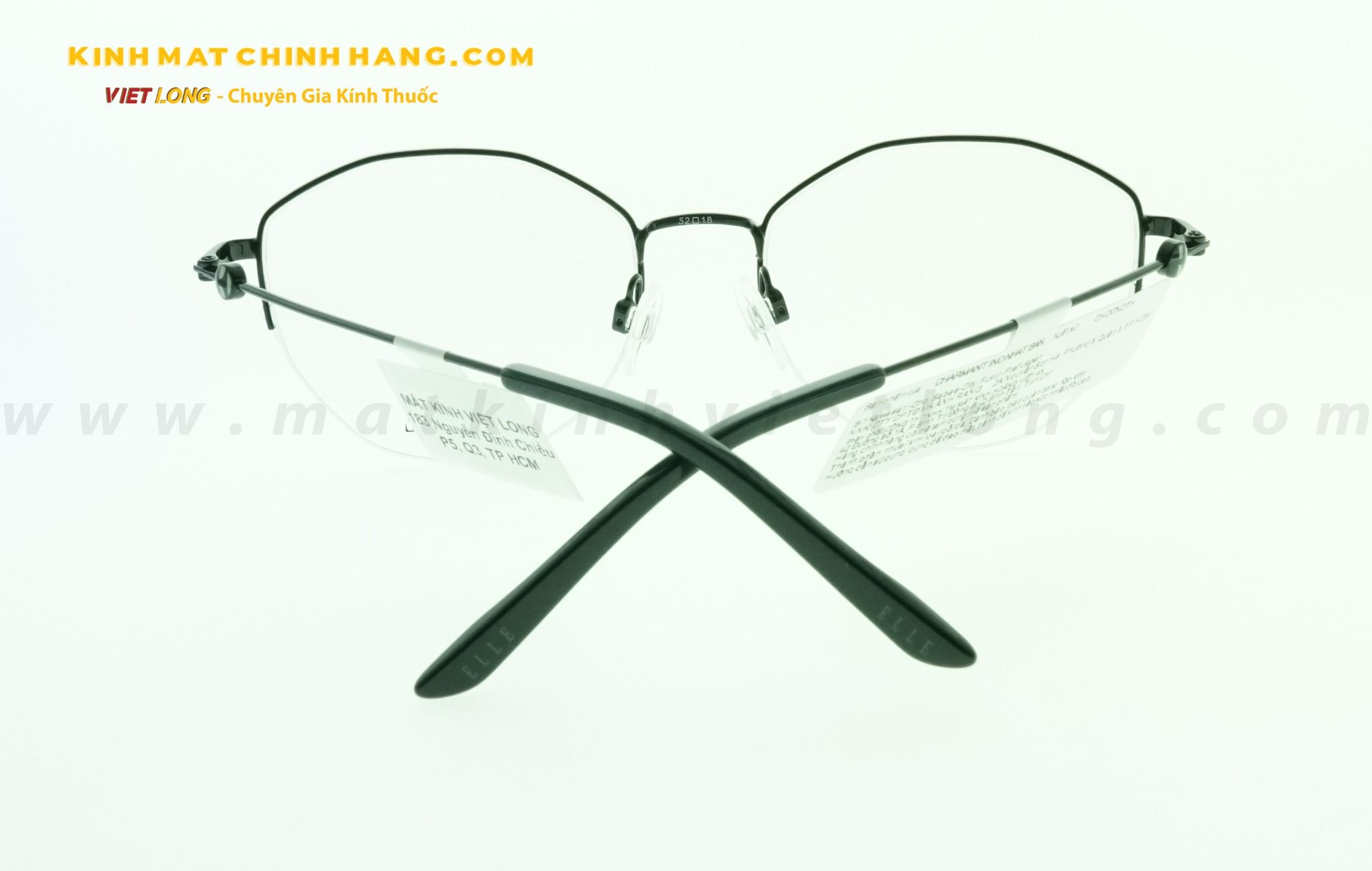 GỌNG KÍNH ELLE EL14448-BK 52-18