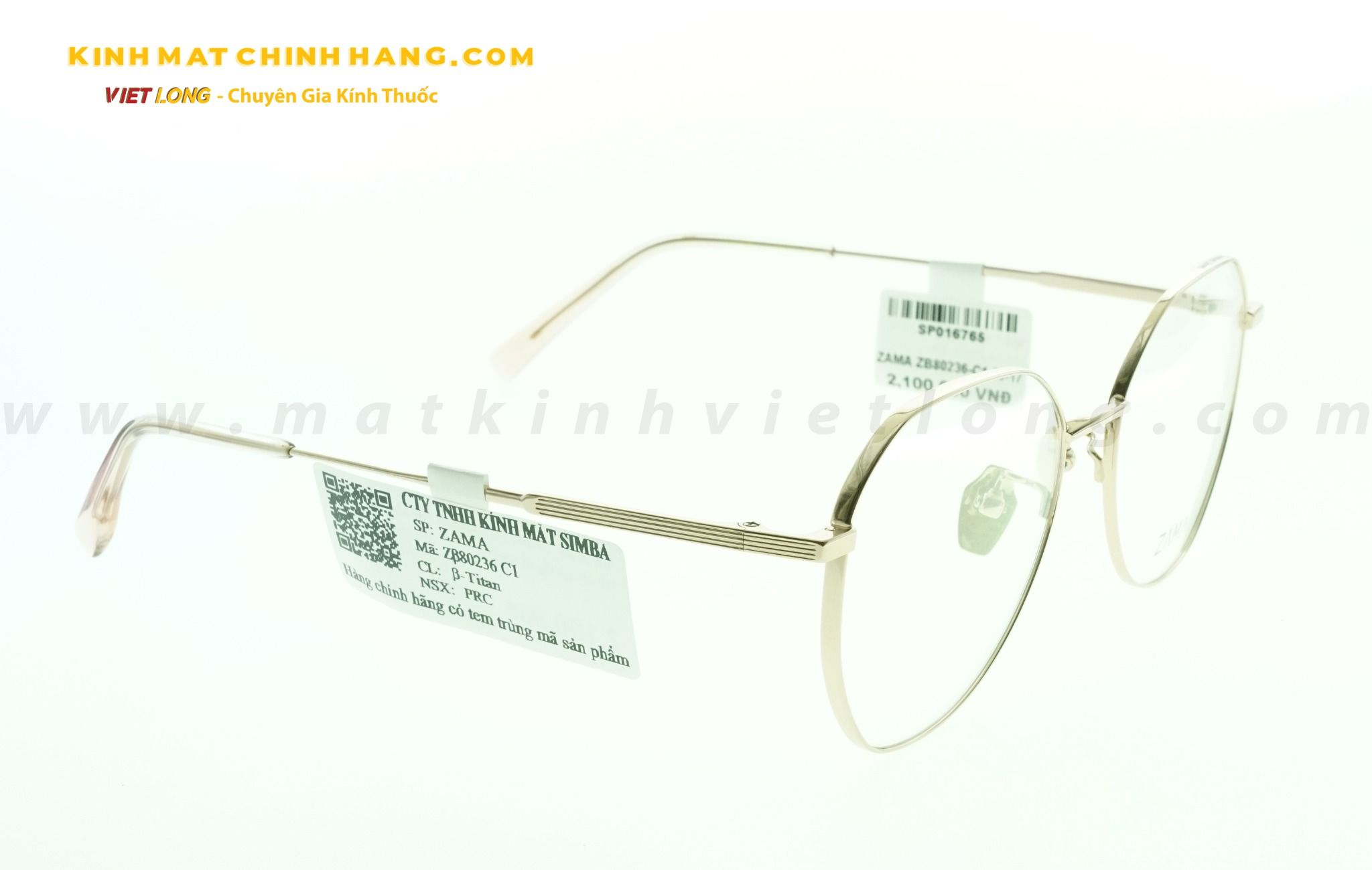 GỌNG KÍNH ZAMA ZB80236-C1 55-17