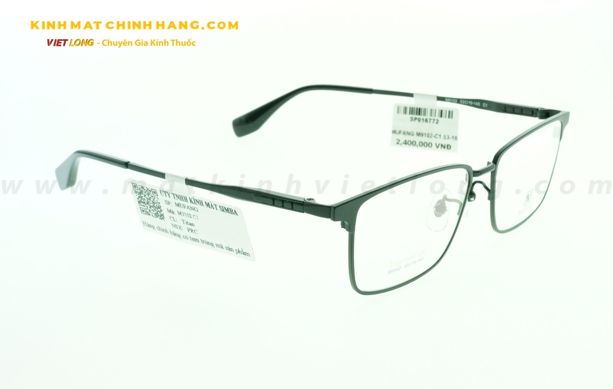 GỌNG KÍNH MUFANG M9102-C1 53-16