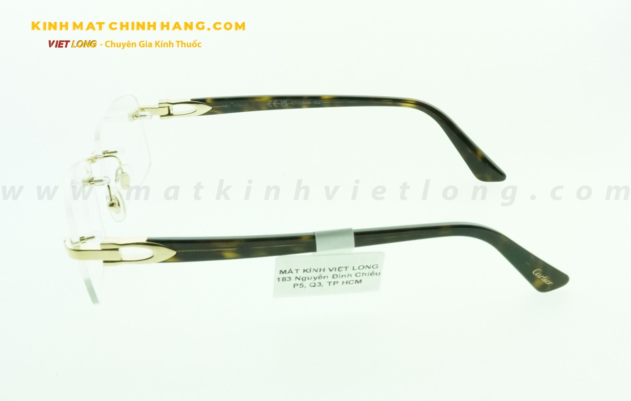  GỌNG KÍNH CARTIER CT0287O-002 54-18 