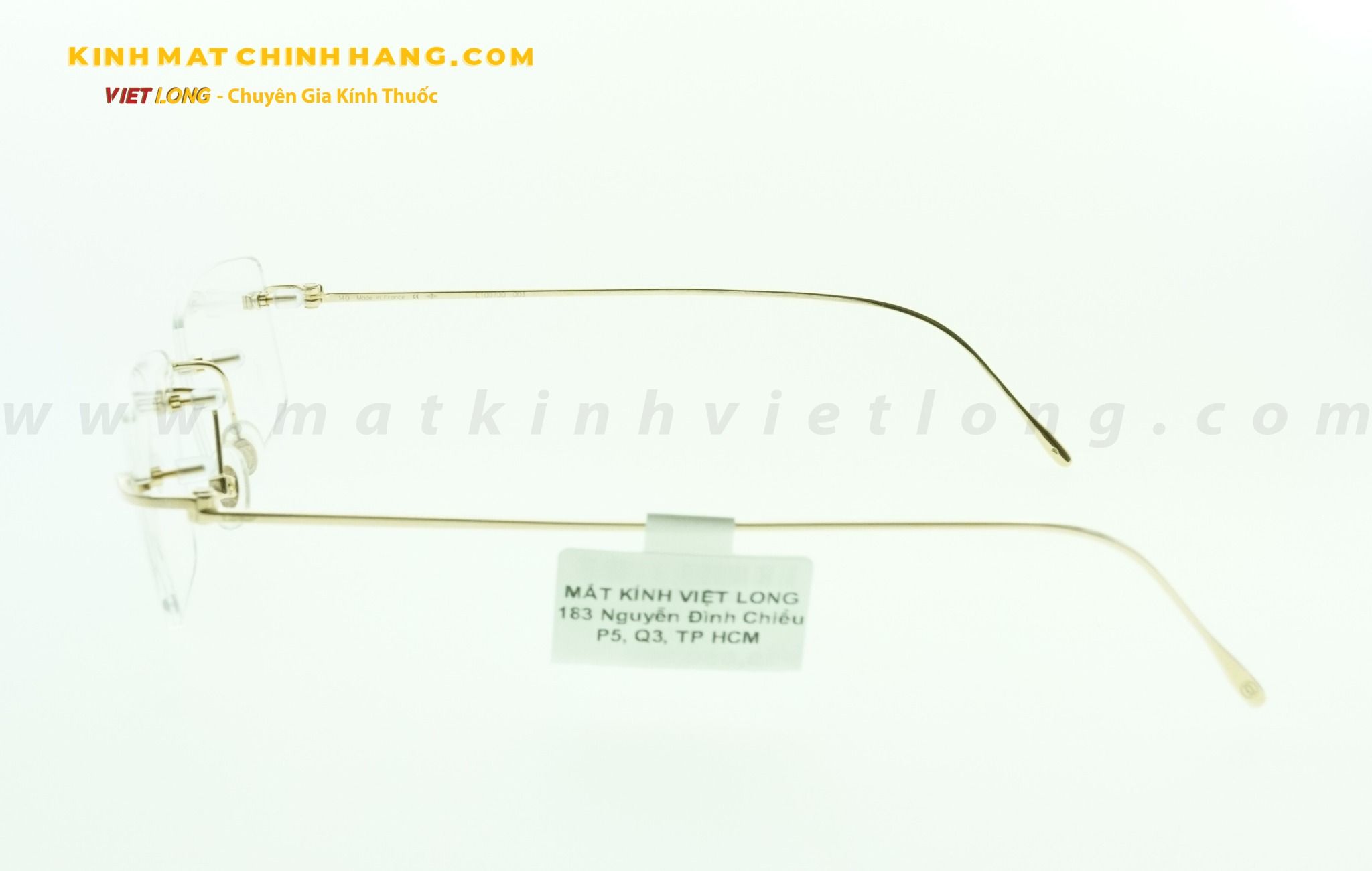  GỌNG KÍNH CARTIER CT0070O-003 56-16 