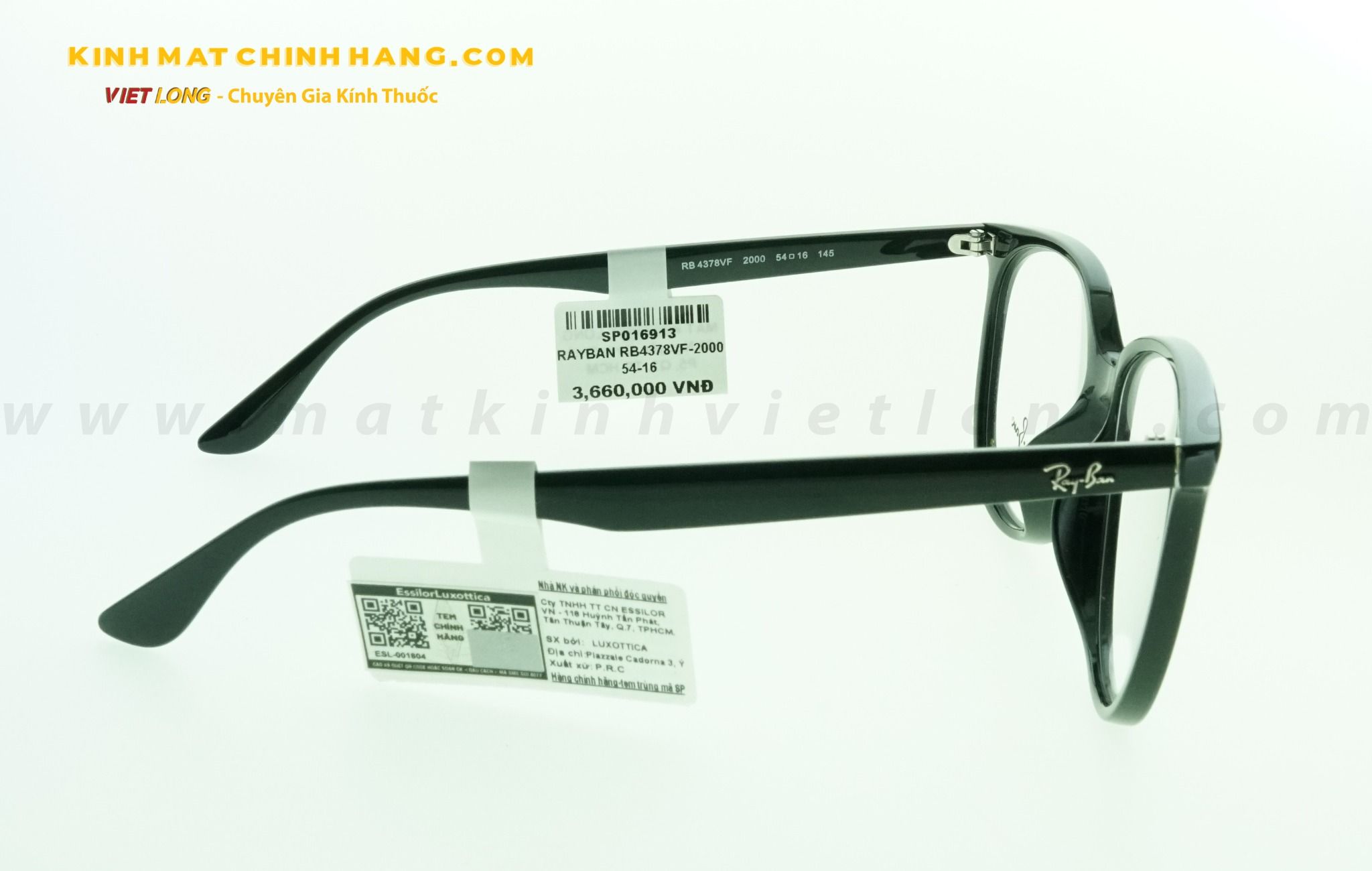  GỌNG KÍNH RAYBAN RB4378VF-2000 54-16 