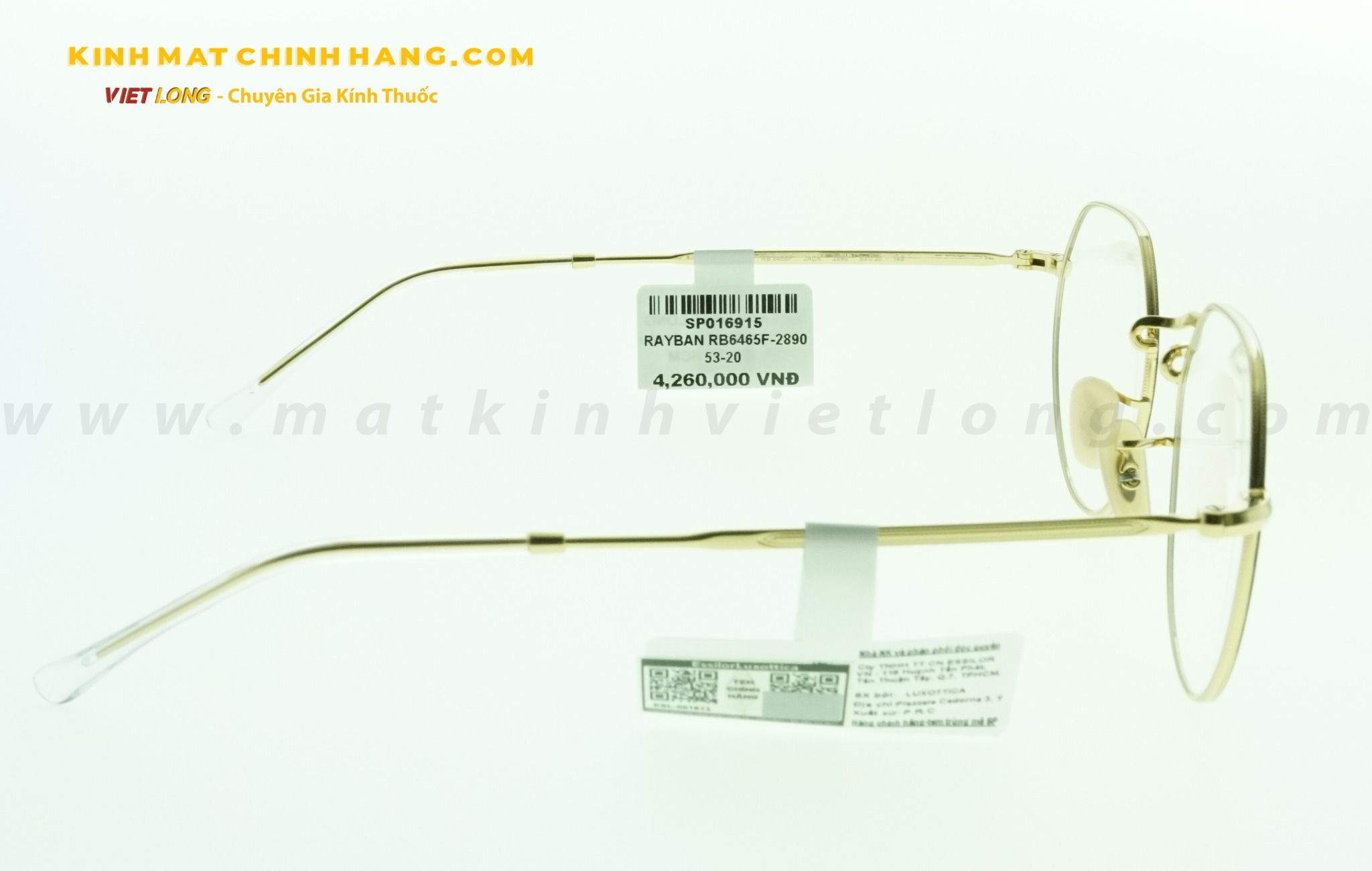  GỌNG KÍNH RAYBAN RB6465F-2890 53-20 