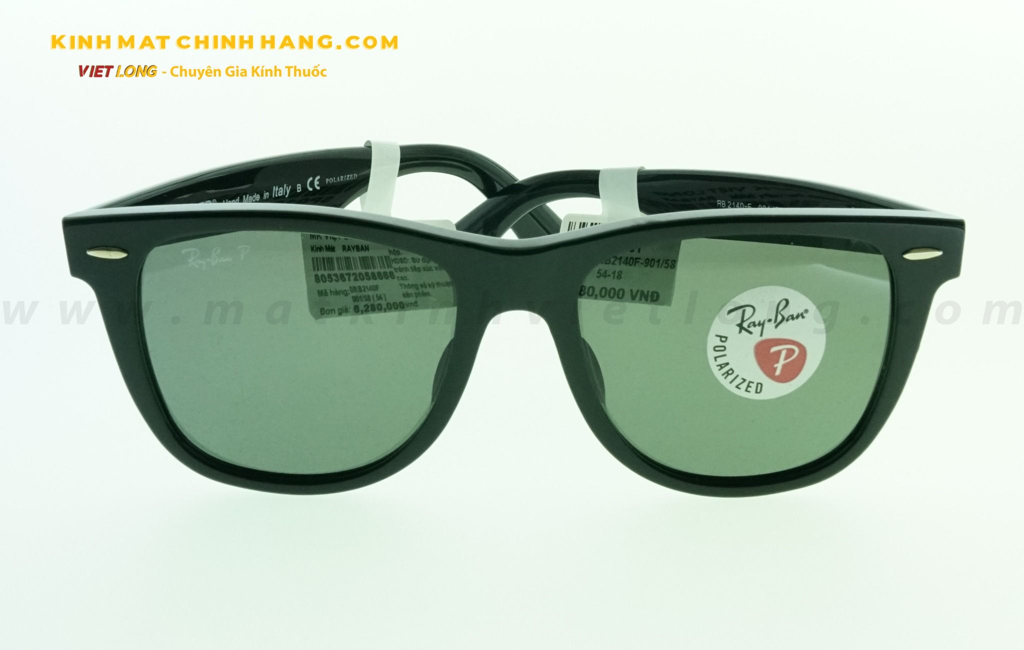  KÍNH MÁT RAYBAN RB2140F-901/58 54-18 